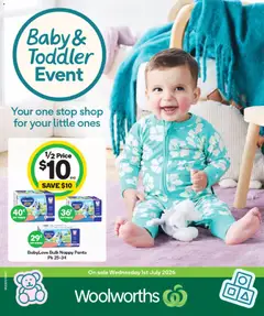 Preview of catalogue Woolworths Baby & Toddler from shop Woolworths valid 01/07/2026
