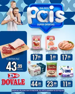 Pré-Visualização do folheto "Dovale ofertas do Dia" da loja Dovale válido a partir de 07/08/2026