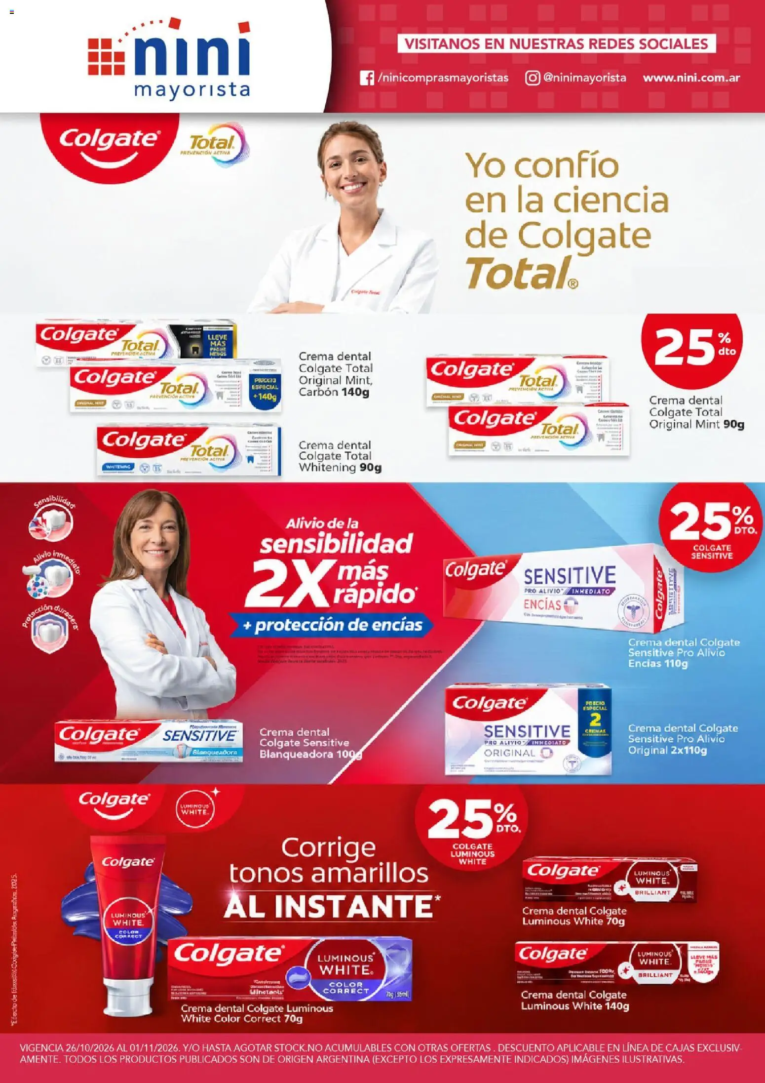 Vista previa del folleto de la tienda NINI Mayorista válido desde el 26/10/2026 