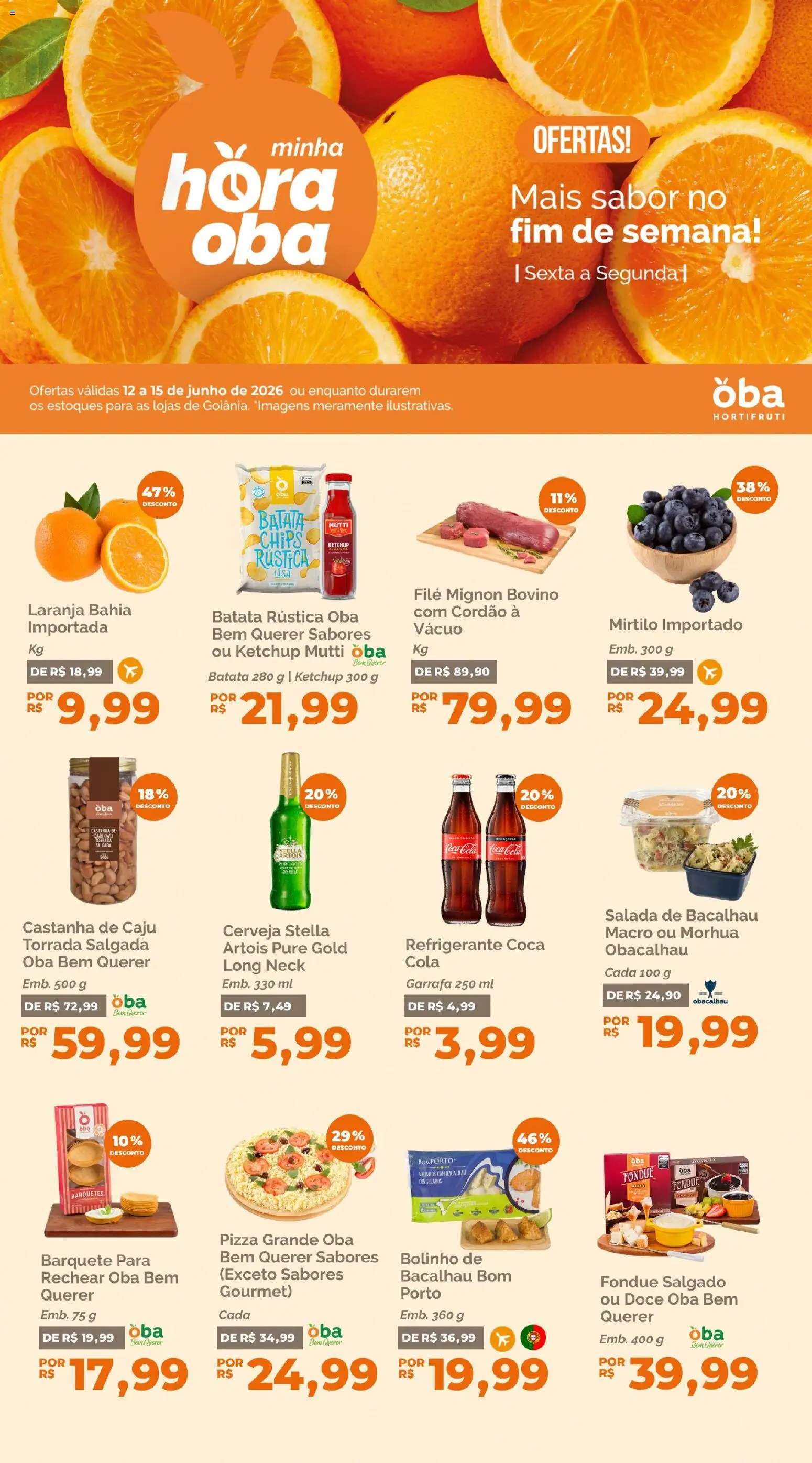 Pré-Visualização do folheto "Oba Hortifruti - Ofertas da semana" da loja Oba Hortifruti válido a partir de 12/06/2026