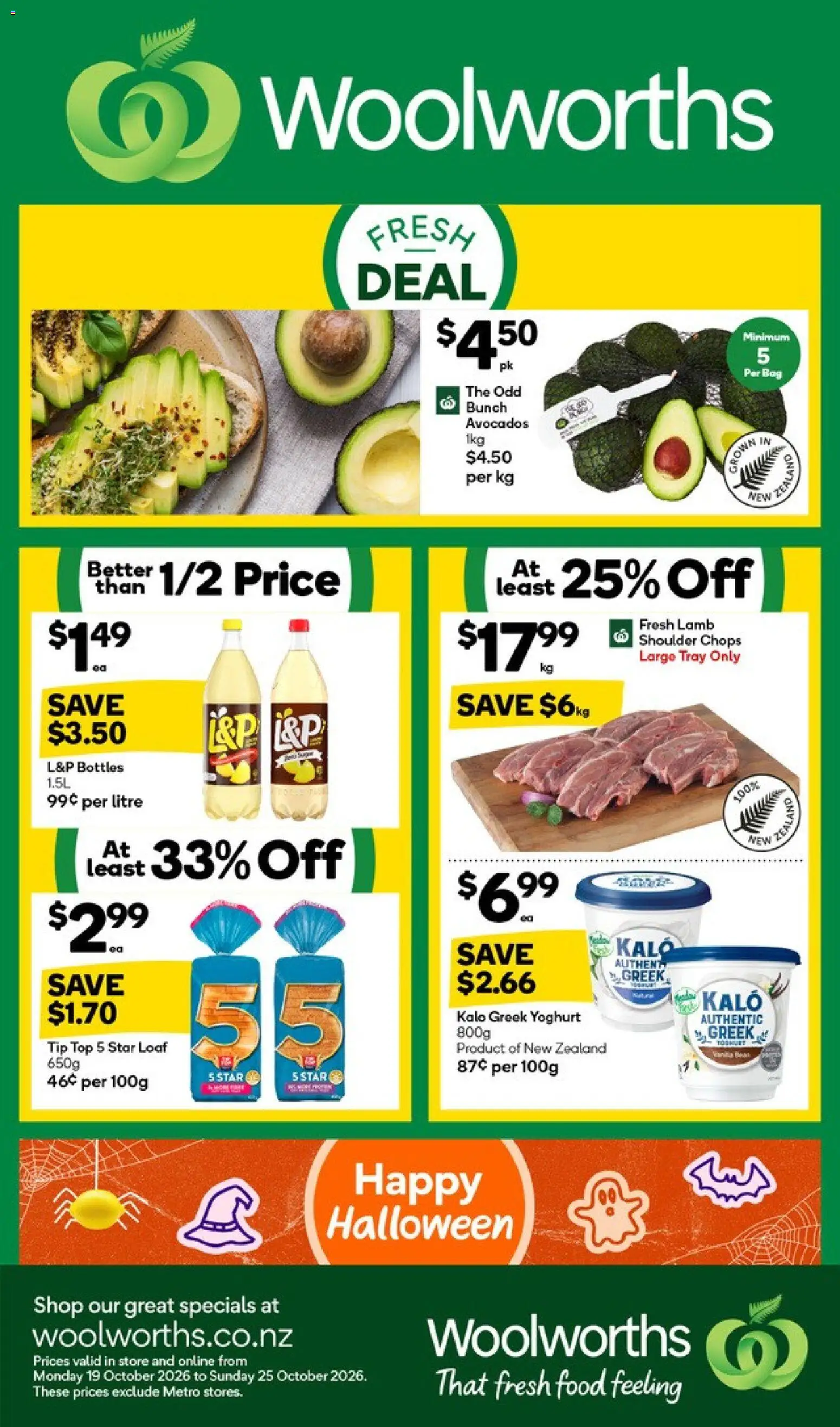 Preview of catalogue Woolworths catalogue from shop Woolworths valid 19 Oct 2026