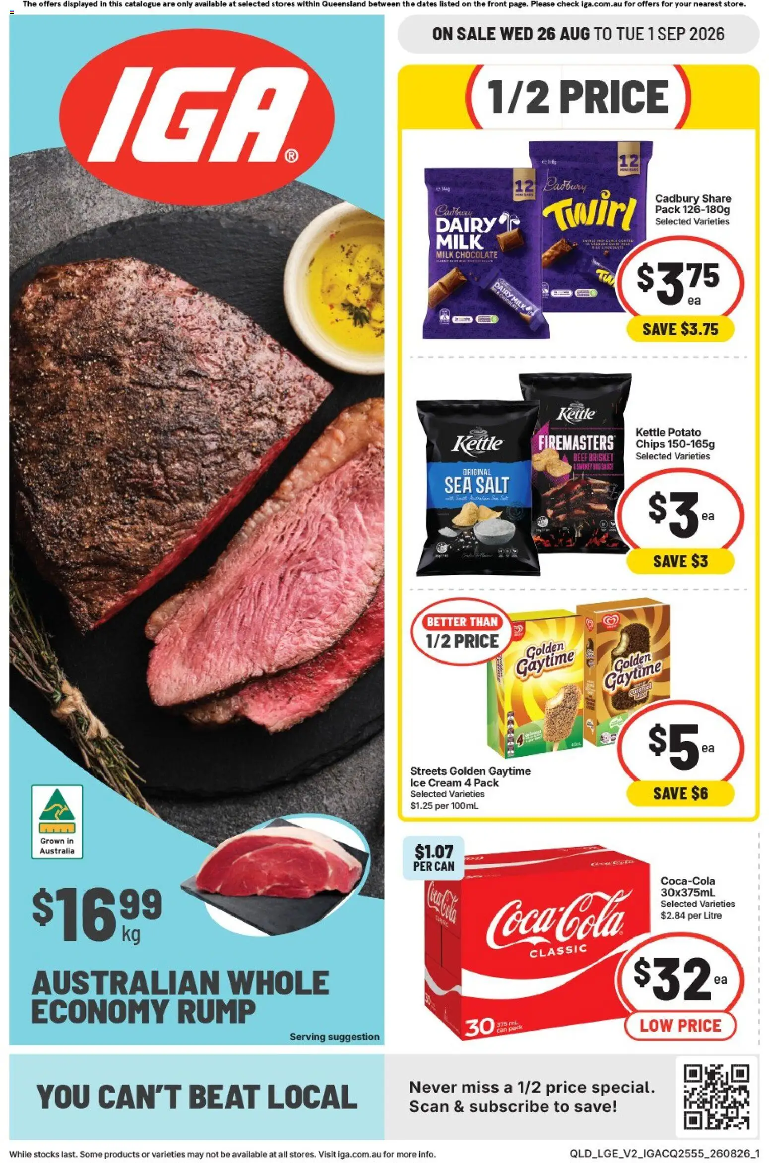 Preview of catalogue IGA catalogue East Brisbane from shop IGA valid 26/08/2026