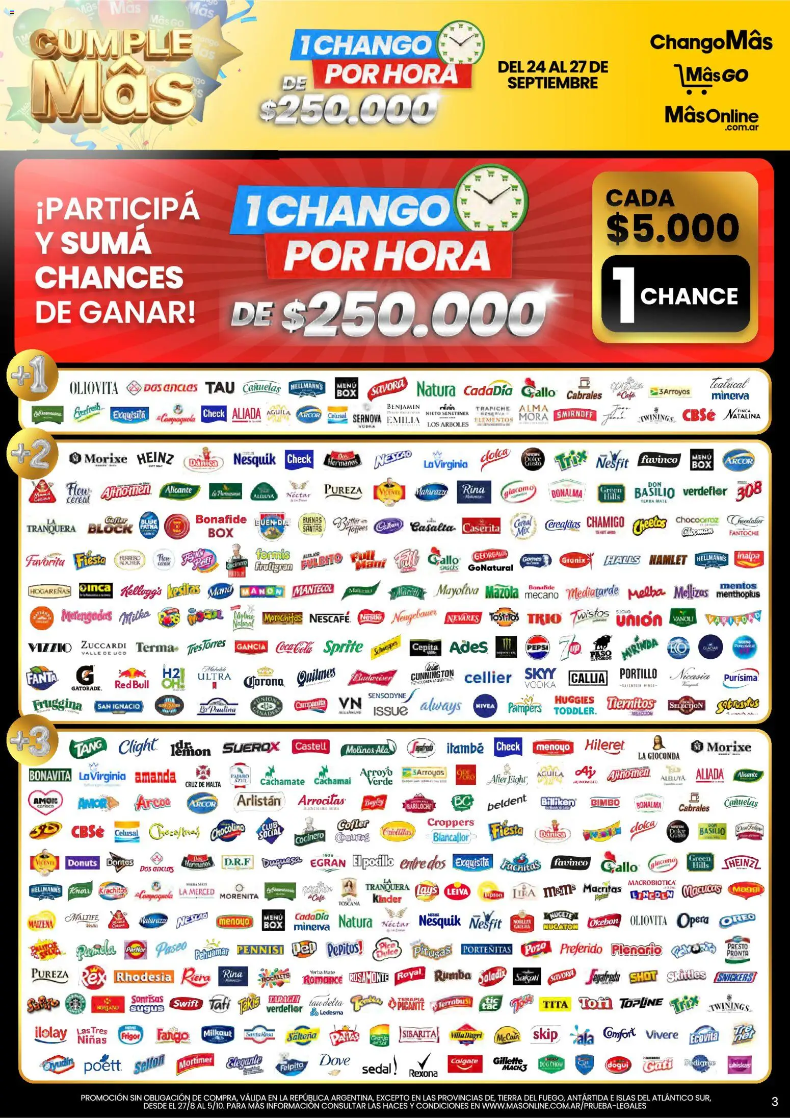 Vista previa del folleto de la tienda Changomas válido desde el 24/09/2026 