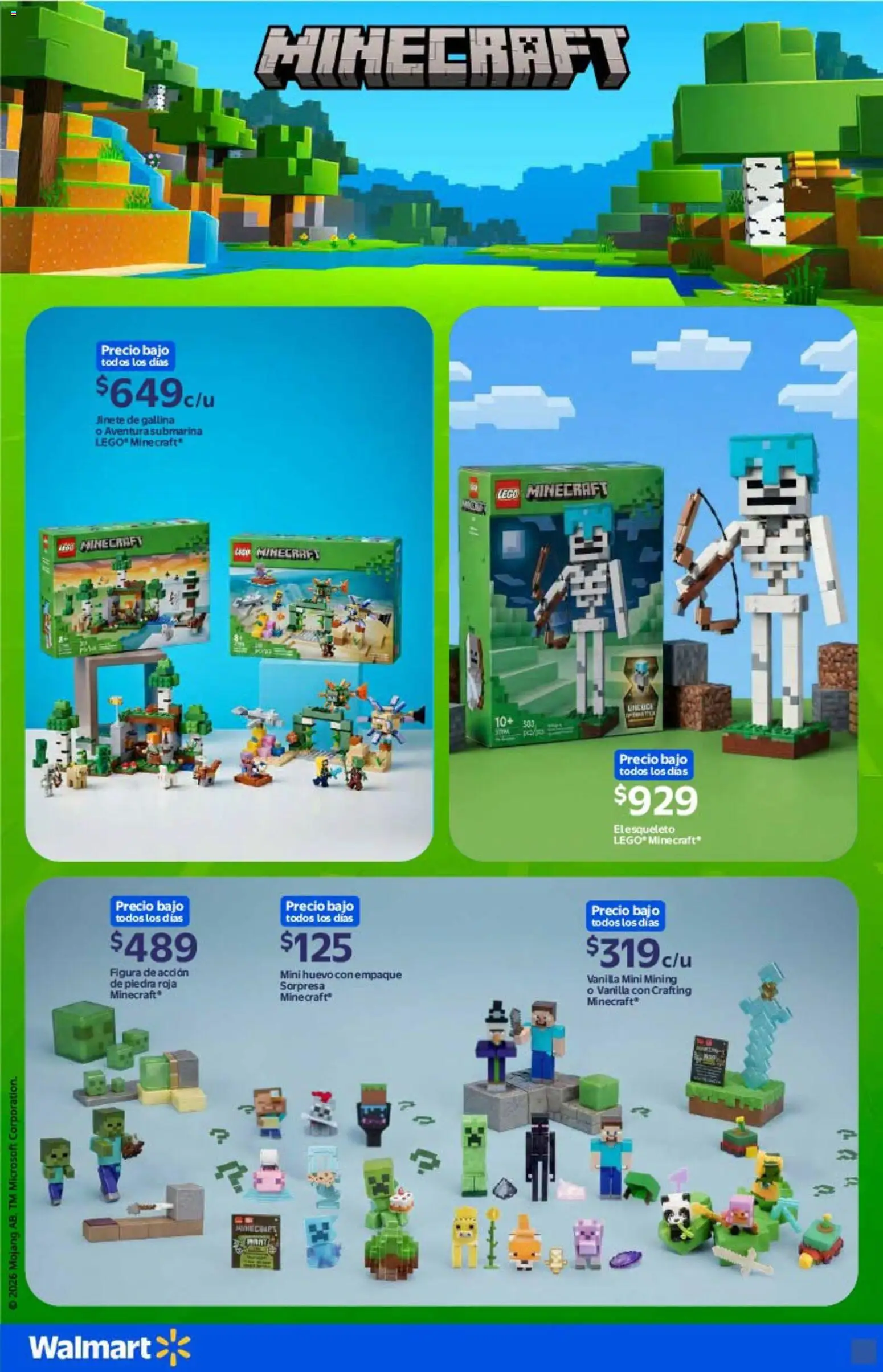 Vista previa las ofertas de la tienda Walmart - Walmart folleto Minecraft desde el 01/10/2026 