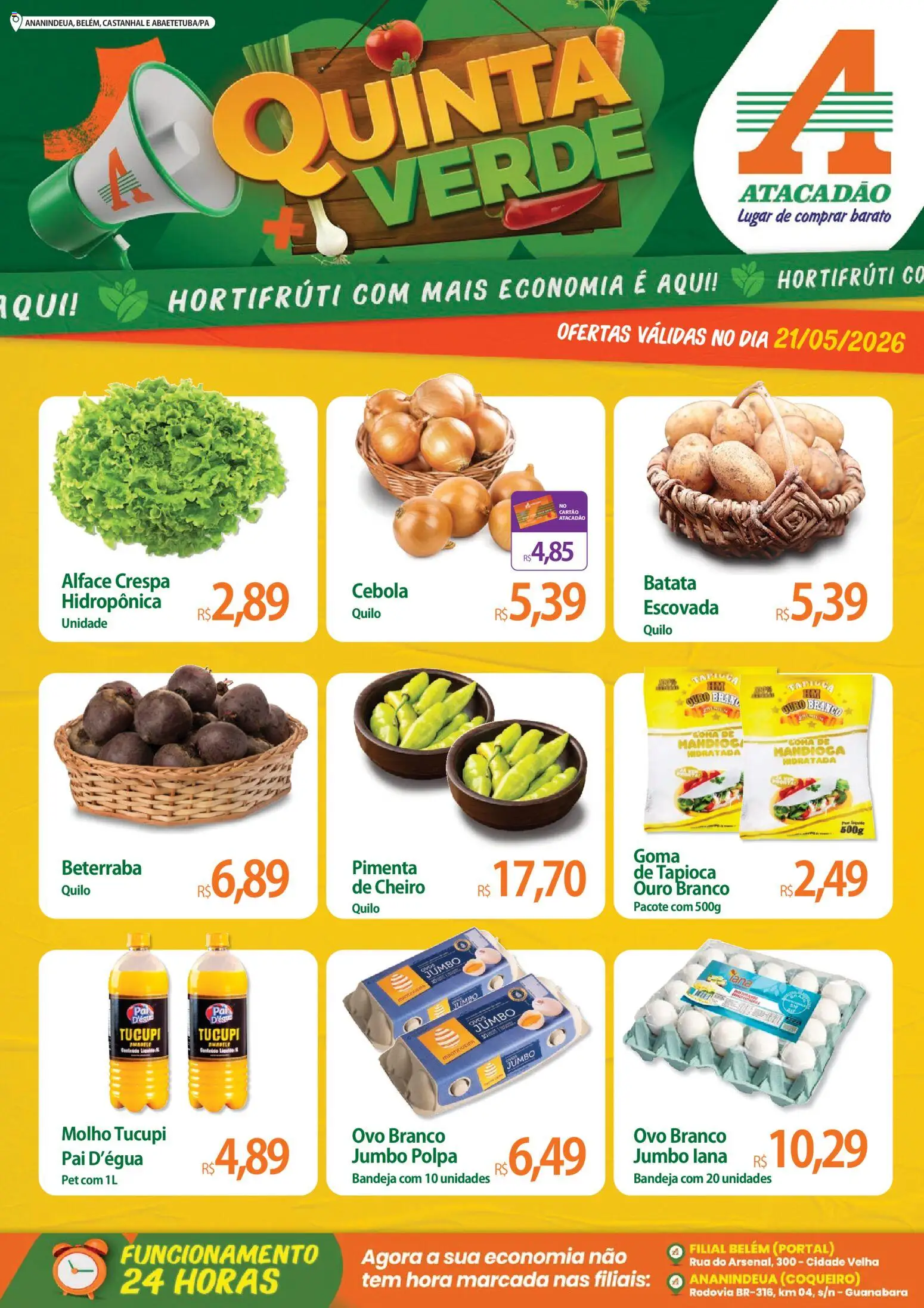 Pré-Visualização do folheto "Atacadão ofertas - PA" da loja Atacadão válido a partir de 21/05/2026
