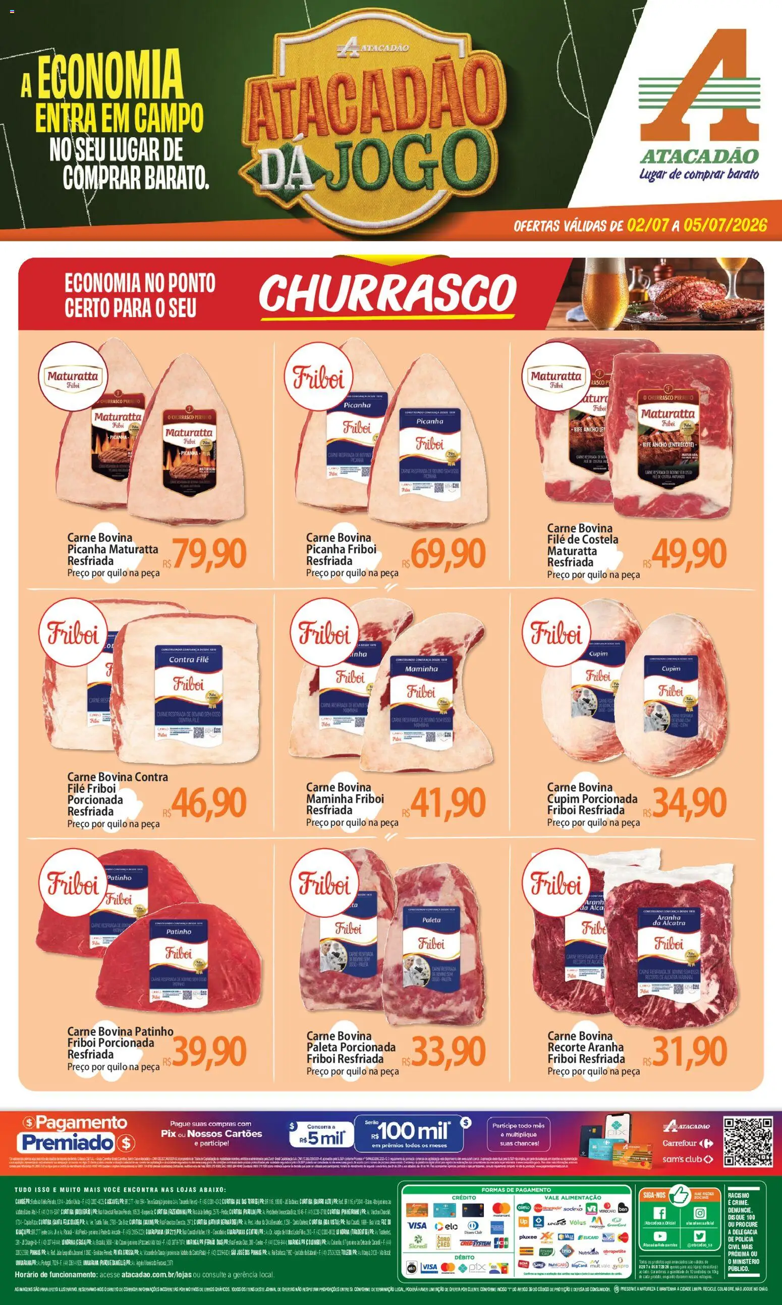 Pré-Visualização do folheto "Atacadão ofertas - PR" da loja Atacadão válido a partir de 02/07/2026