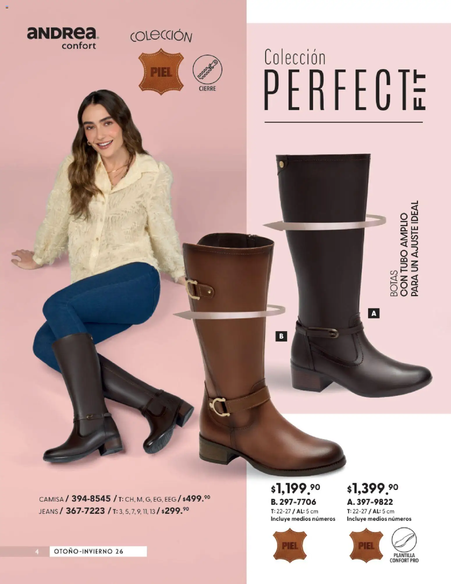 Vista previa las ofertas de la tienda Andrea - Andrea catálogo Calzado Confort desde el 23/08/2026 