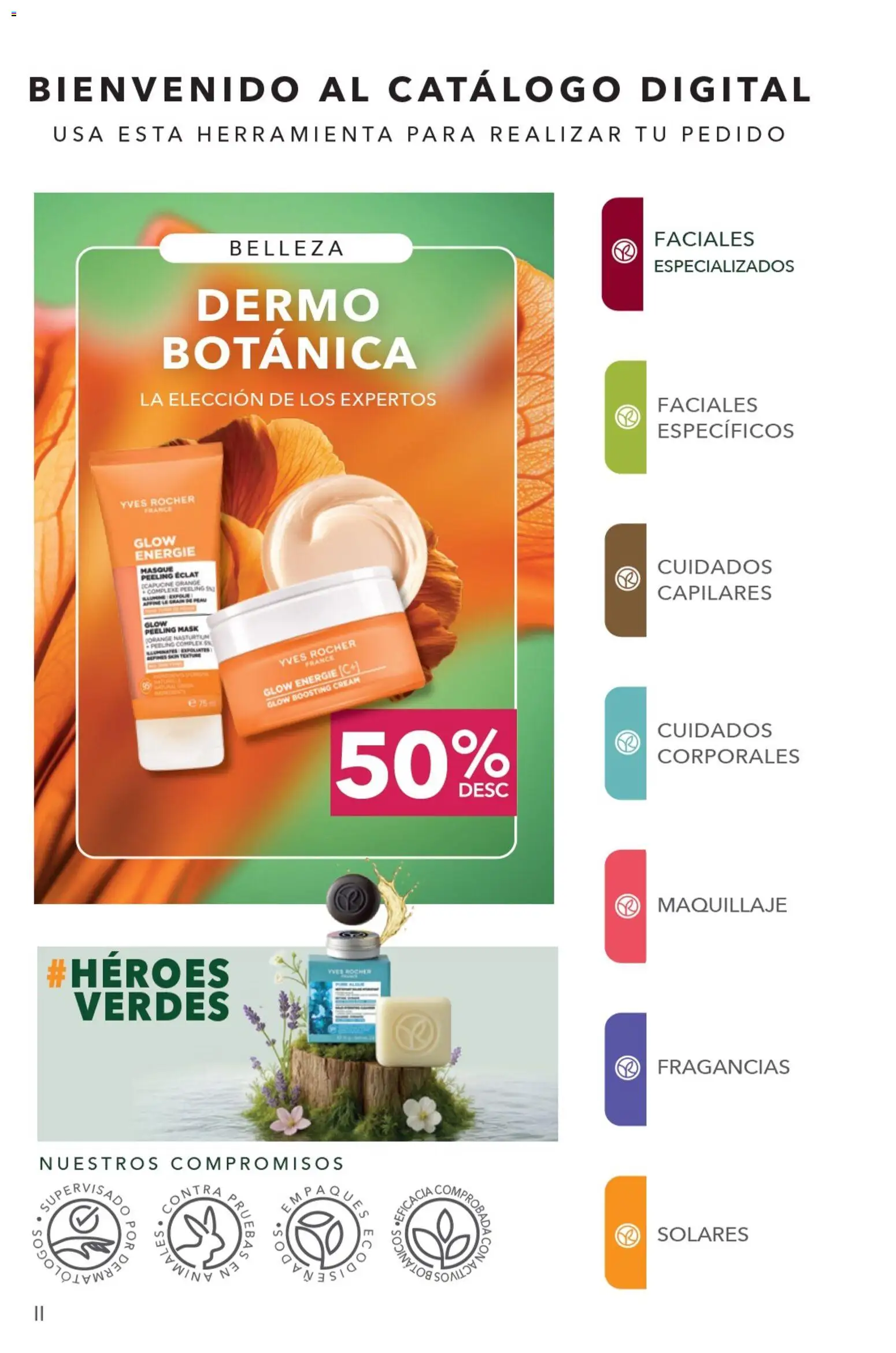 Vista previa las ofertas de la tienda Yves Rocher - Yves Rocher campaña 9 2026 desde el 23/06/2026 - Maquillaje, Peeling