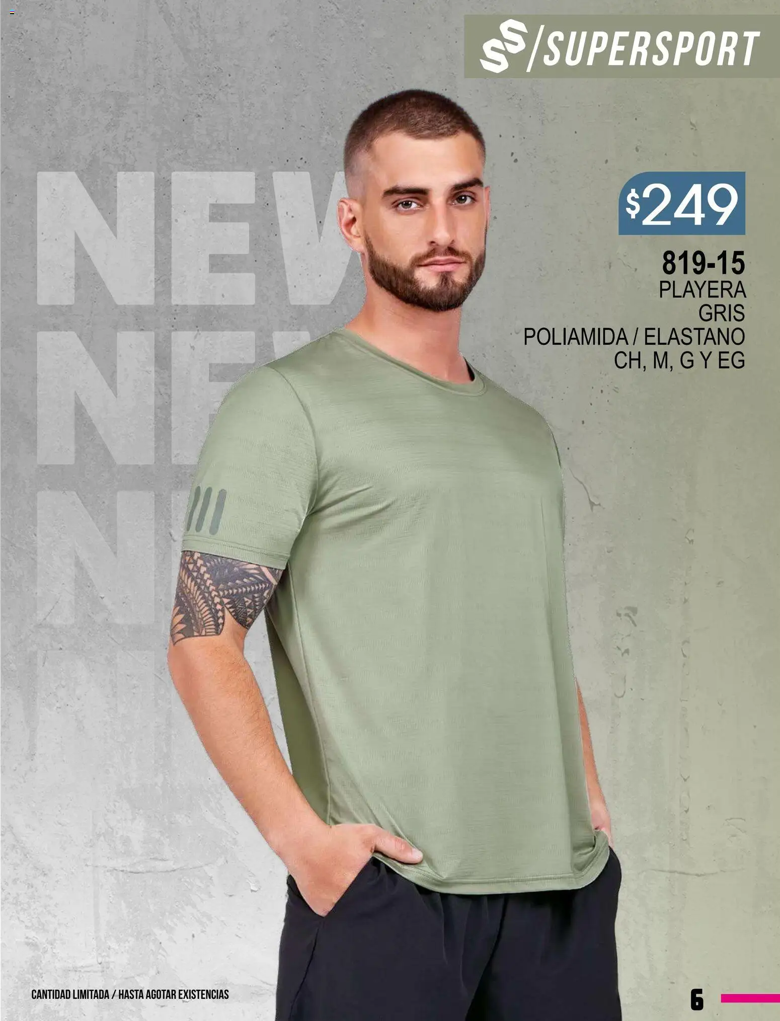 Vista previa las ofertas de la tienda Cklass - Catálogo Especial Supersport Caballero desde el 08/01/2026 - Playera
