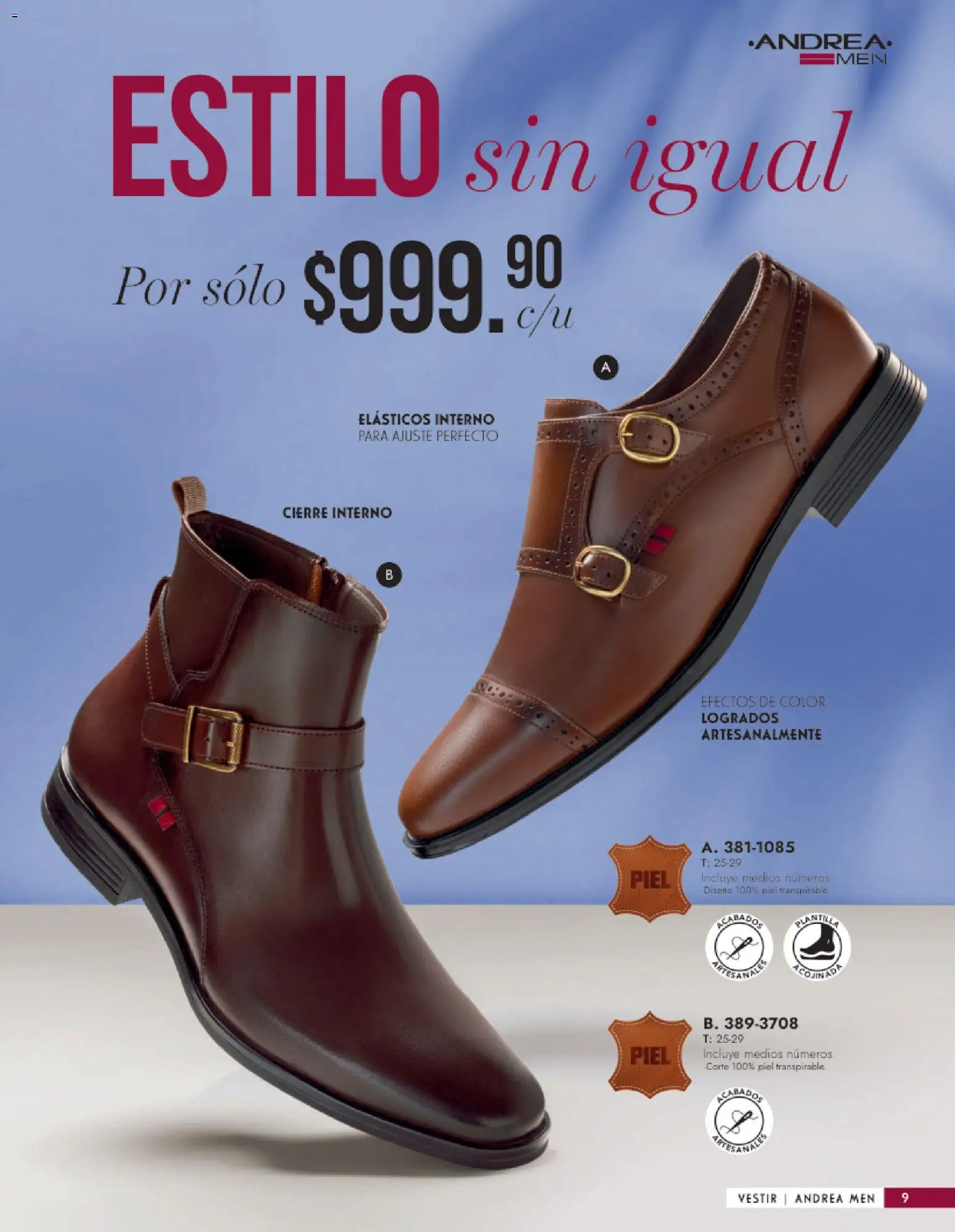 Vista previa las ofertas de la tienda Andrea - Catálogo Calzado Caballero desde el 25/01/2026 