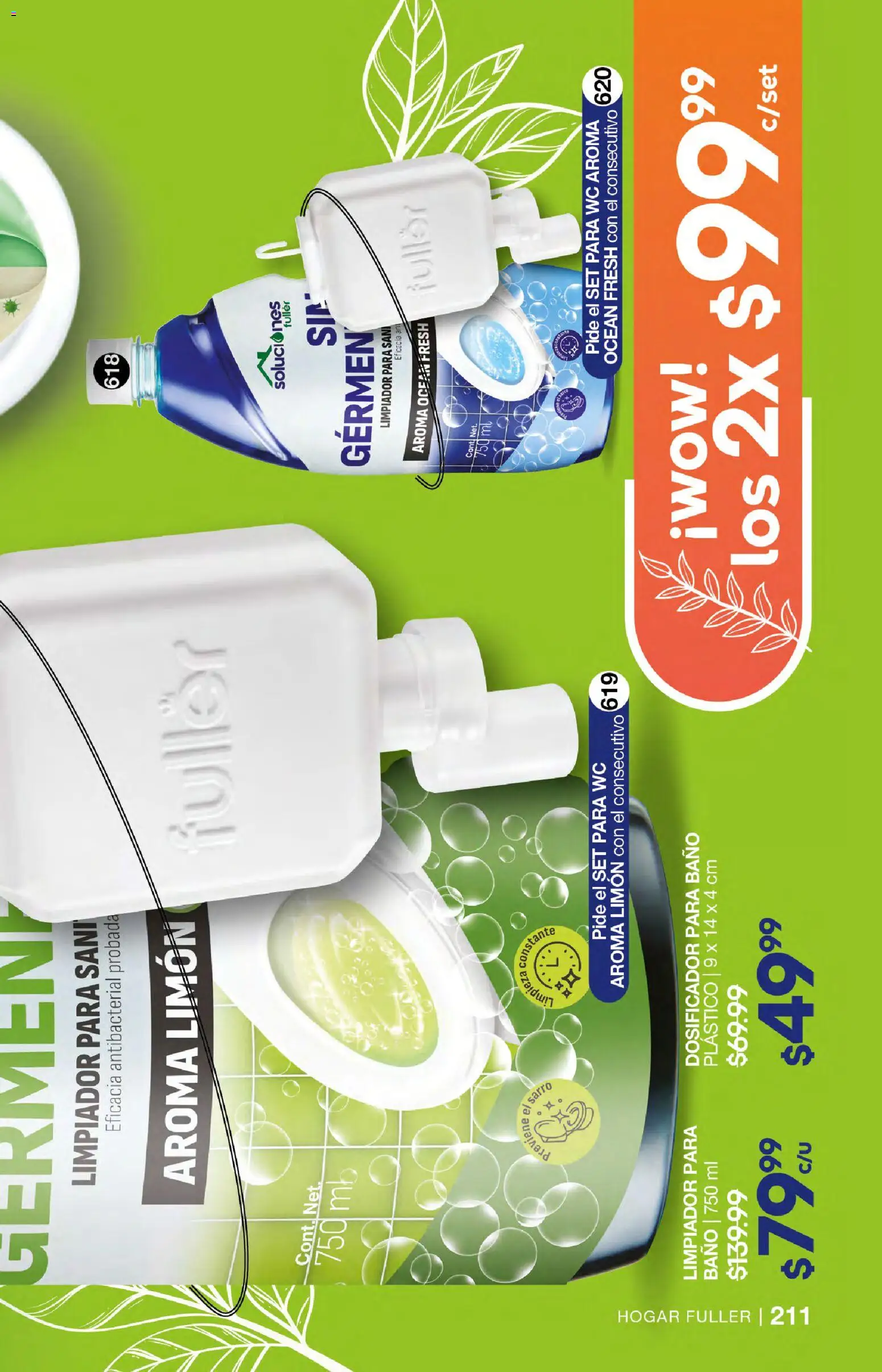 Vista previa las ofertas de la tienda Fuller - Campaña 23 2026 desde el 18/02/2026 - Baño, Limón, Wc, Limpiador