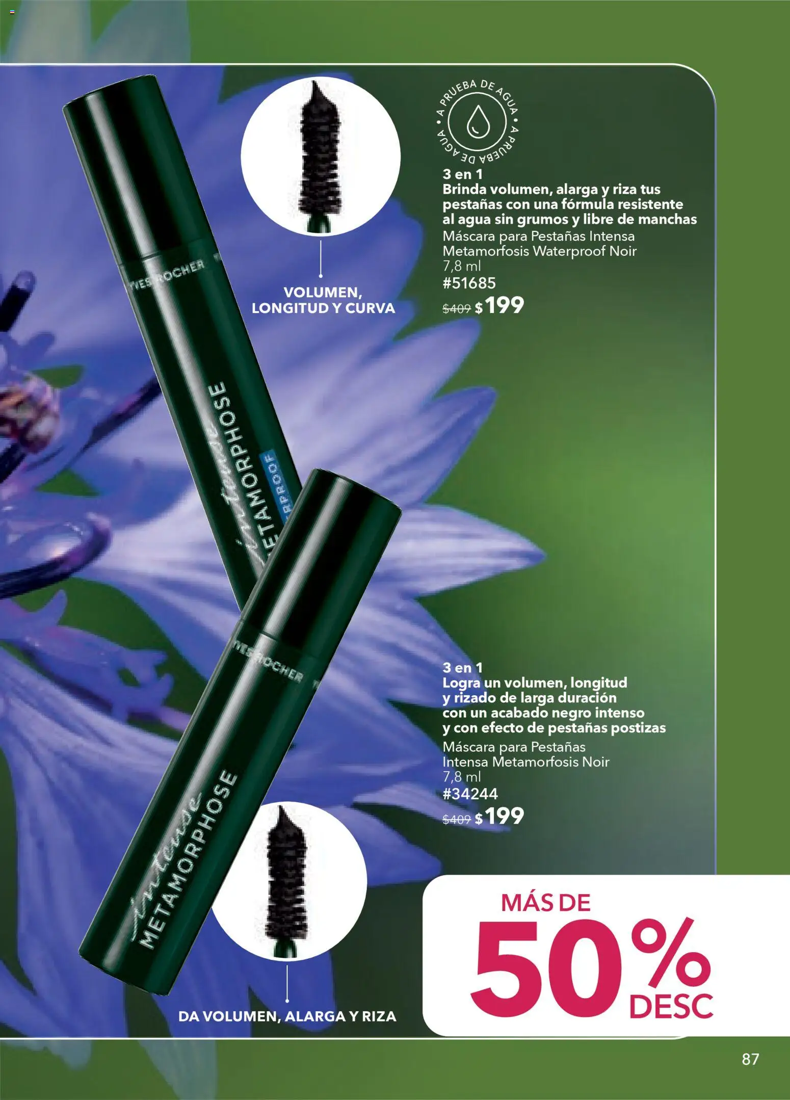 Vista previa las ofertas de la tienda Yves Rocher - Campaña 4 2026 desde el 03/03/2026 - Agua, Pestañas postizas, Máscara