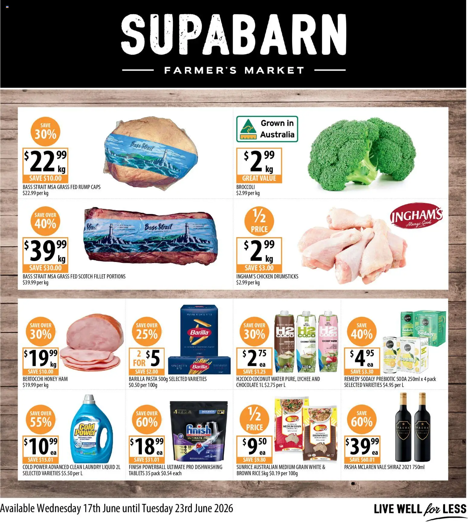 Preview of catalogue Supabarn catalogue from shop Supabarn valid 17/06/2026