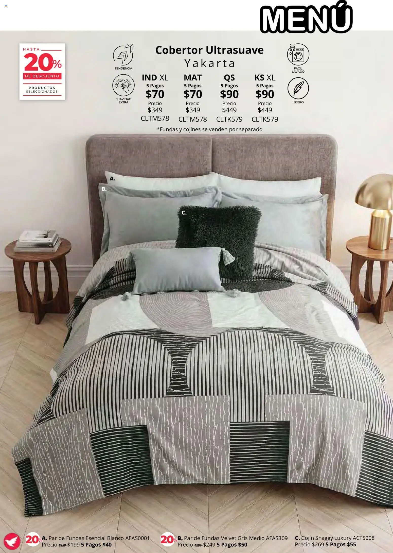 Vista previa las ofertas de la tienda Colchas Concord - Colchas Concord catálogo Colección Cobertor desde el 01/08/2026 