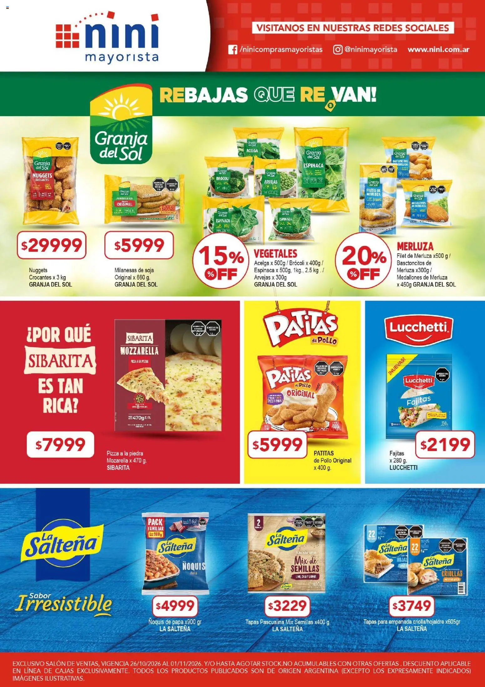 Vista previa del folleto de la tienda NINI Mayorista válido desde el 26/10/2026 