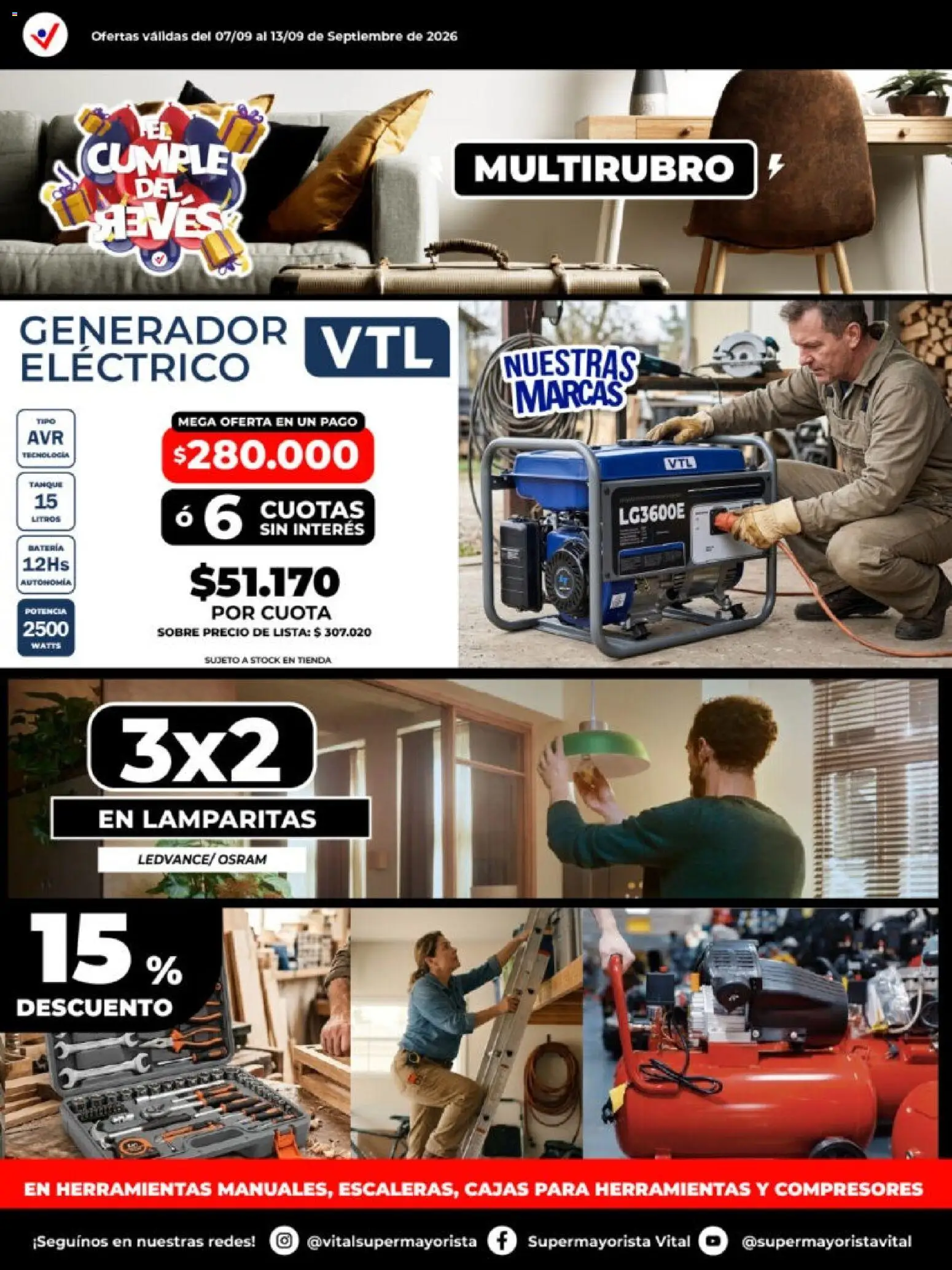 Vista previa del folleto de la tienda Vital válido desde el 07/09/2026 