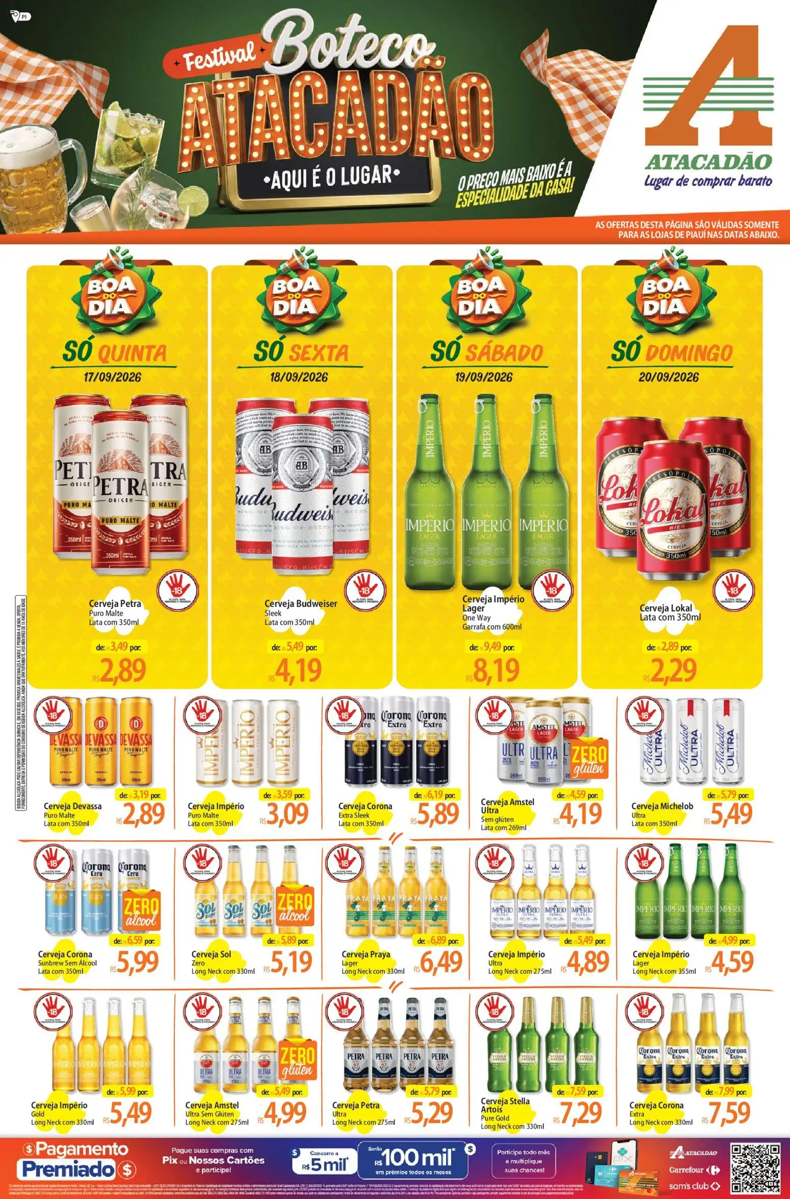 Pré-Visualização do folheto "Atacadão ofertas - PI" da loja Atacadão válido a partir de 17/09/2026