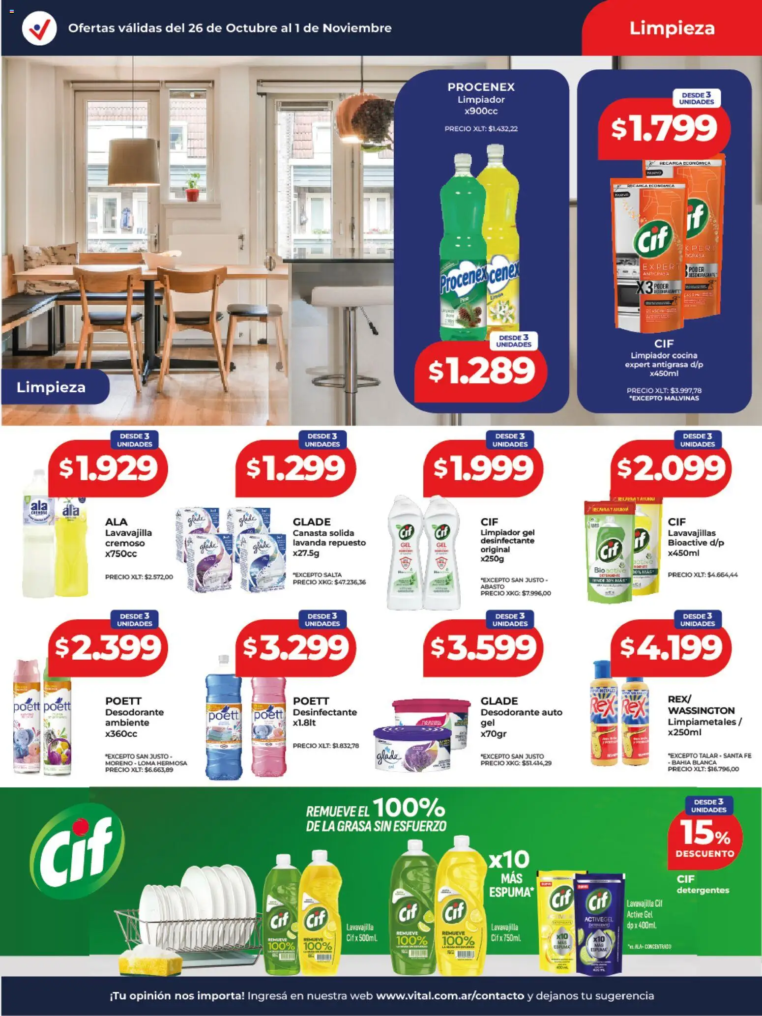 Vista previa del folleto de la tienda Vital válido desde el 26/10/2026 