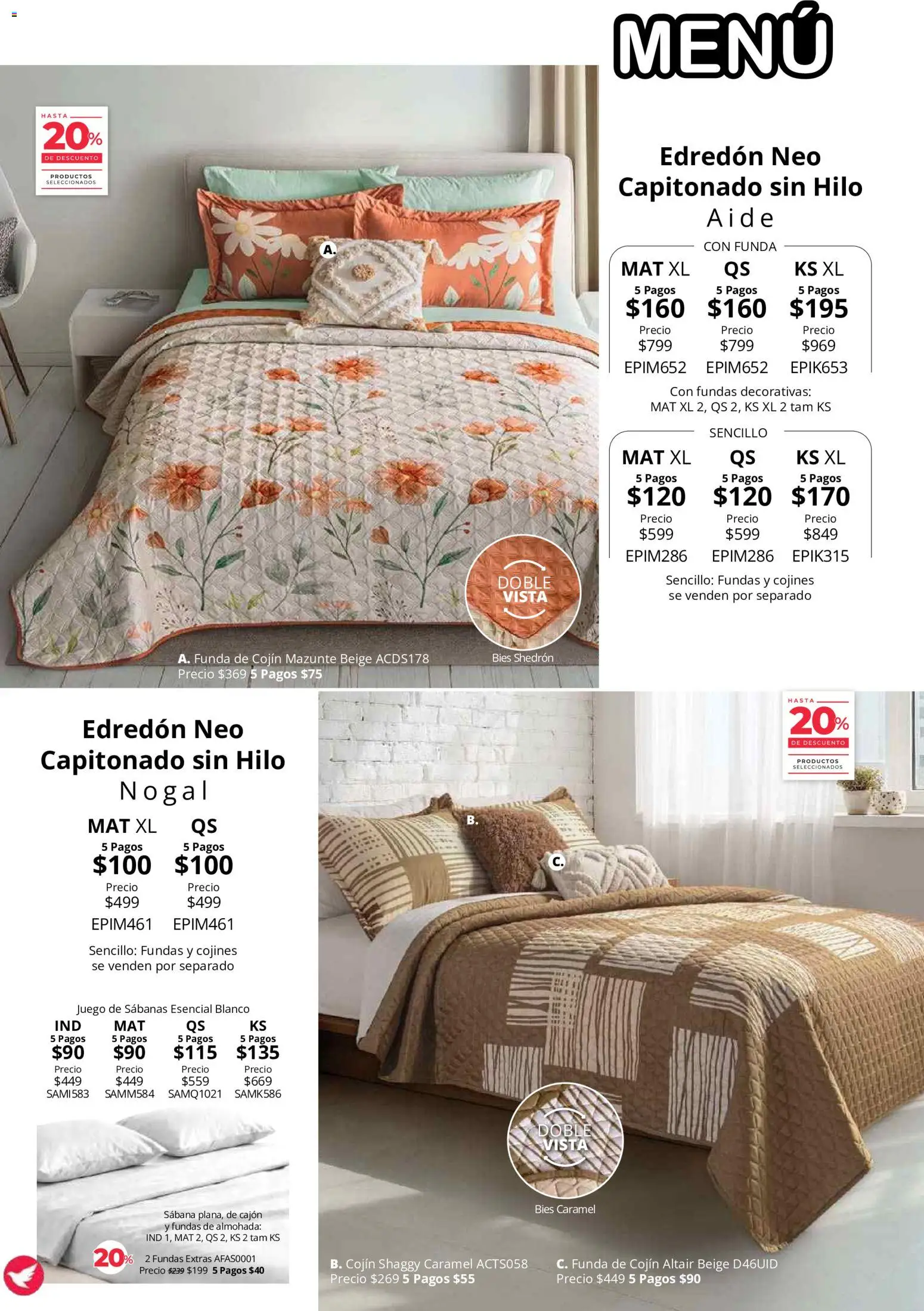 Vista previa las ofertas de la tienda Colchas Concord - Colchas Concord catálogo desde el 01/08/2026 