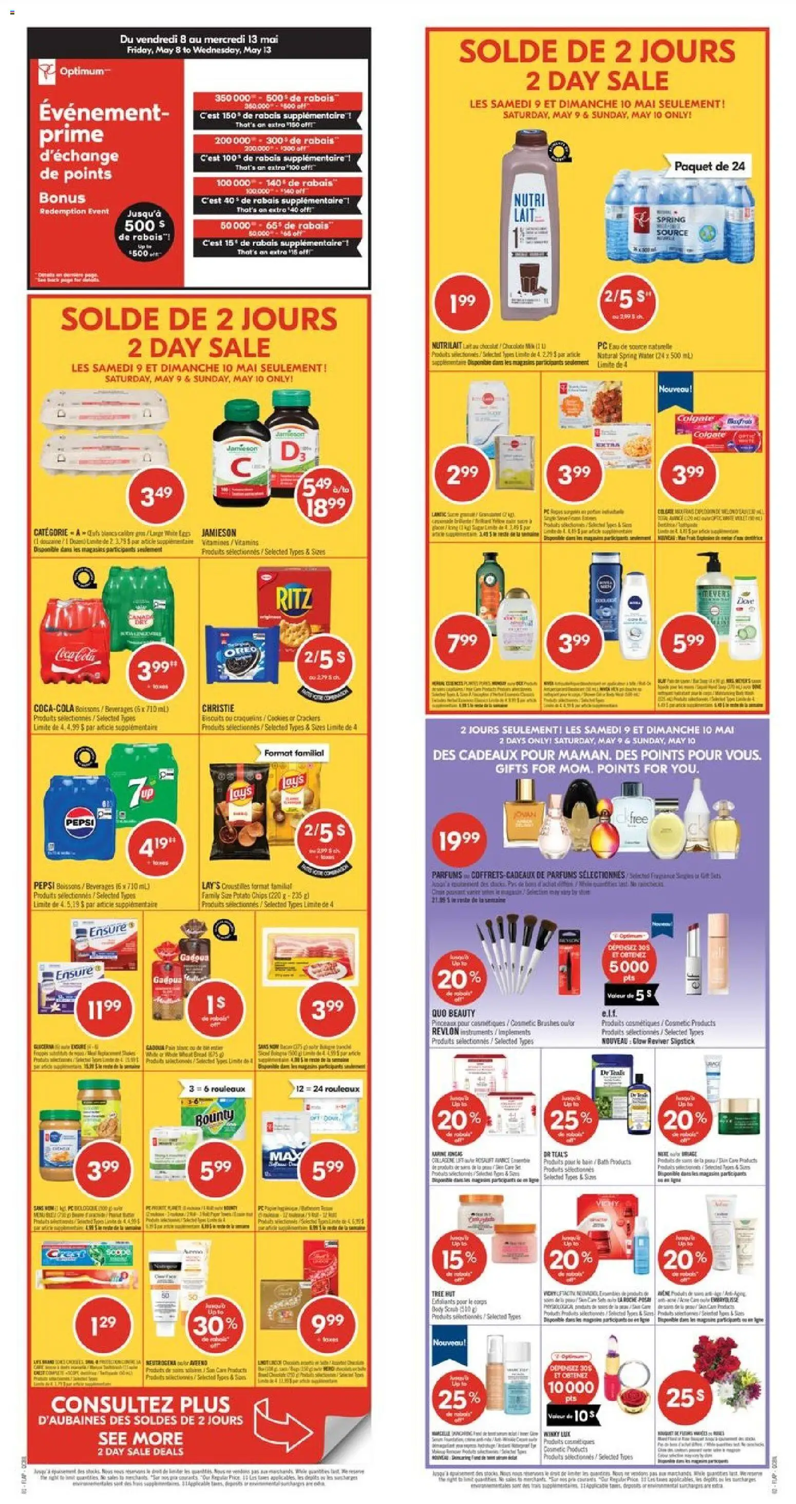 Preview of leaflet Pharmaprix weekly flyer / circulaire from shop Pharmaprix is valid from May 08, 2026