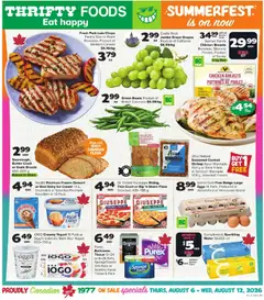 Preview of leaflet Thrifty Foods weekly flyer / circulaire from shop Thrifty Foods is valid from Aug 06, 2026