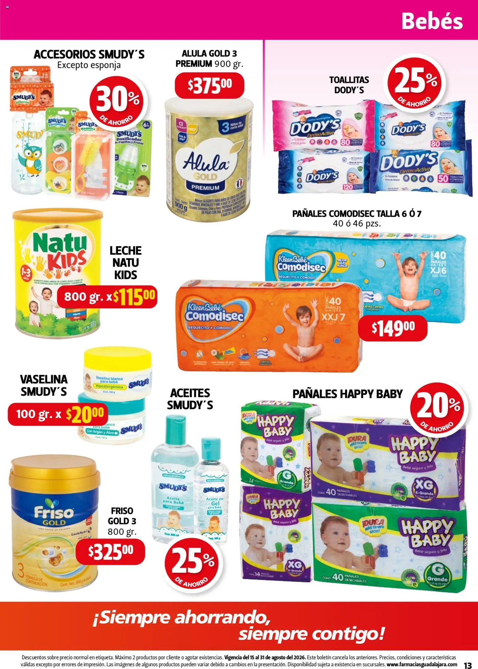 Vista previa las ofertas de la tienda Farmacia Guadalajara - Farmacia Guadalajara catálogo desde el 15/08/2026 