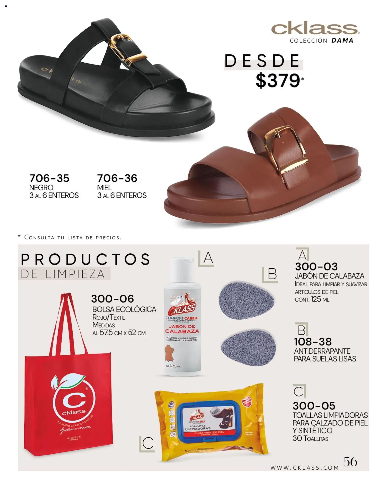 Vista previa las ofertas de la tienda Cklass - Cklass catálogo Dama calzado desde el 08/07/2026 