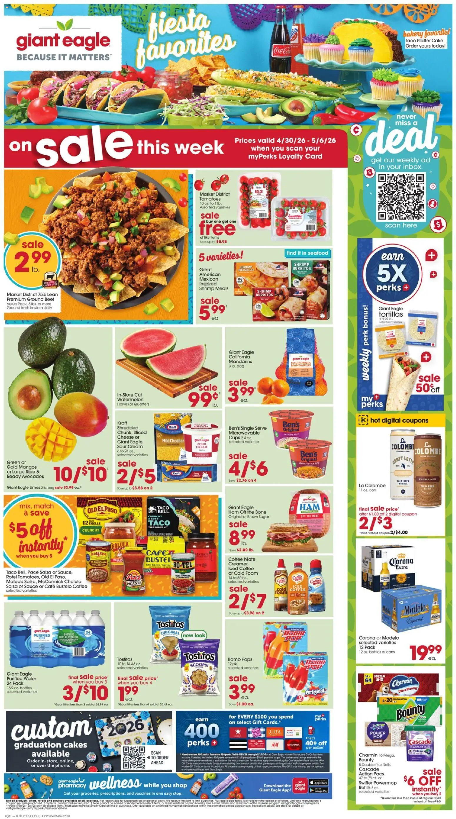 Ad Preview of Giant Eagle Weekly Sale from 04/30/2026