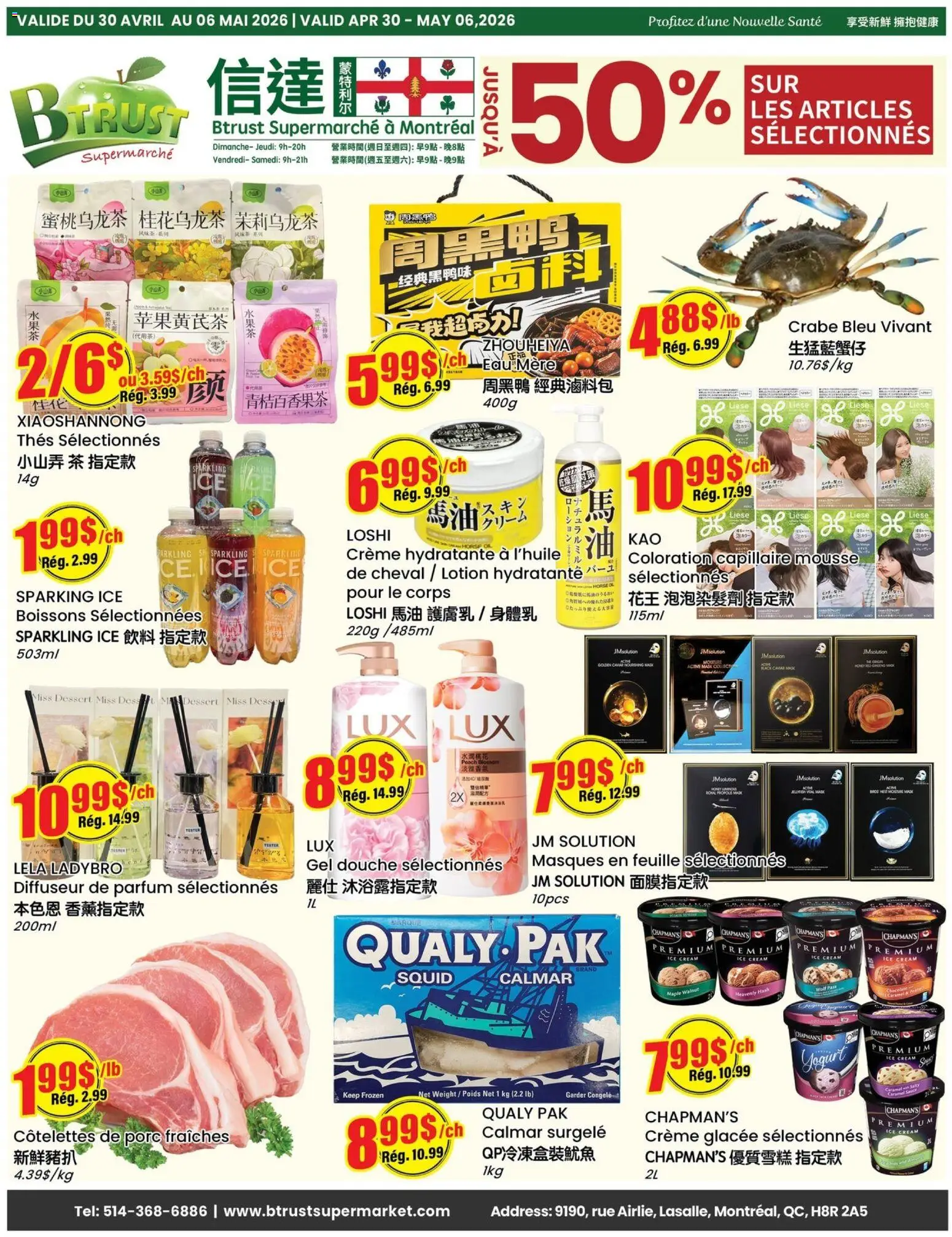 Preview of leaflet Btrust Supermarket weekly flyer / circulaire from shop Btrust Supermarket is valid from Apr 30, 2026