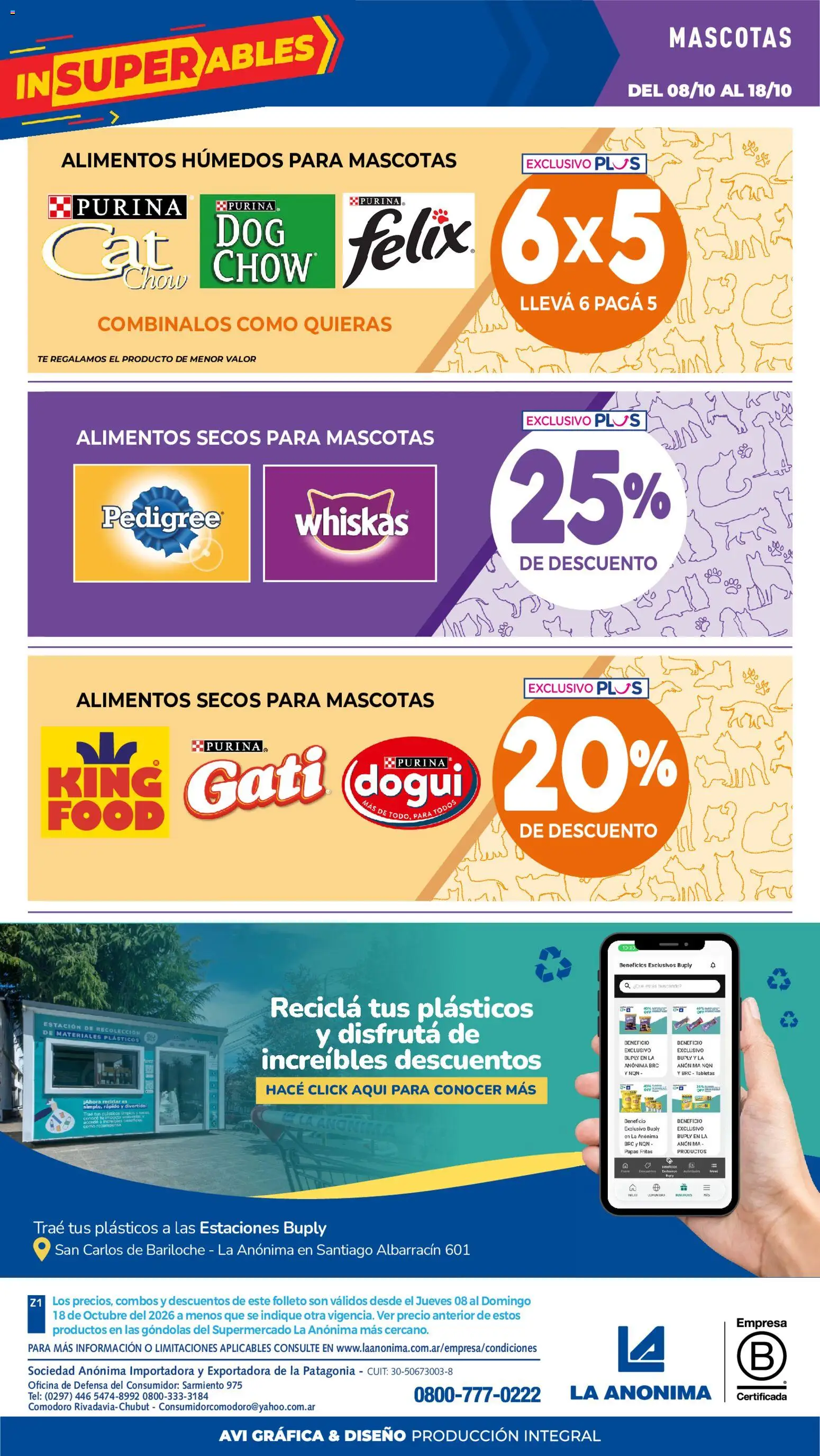 Vista previa del folleto de la tienda La Anonima válido desde el 08/10/2026 