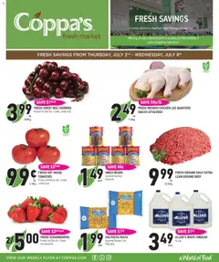 Preview of leaflet Coppas Fresh Market weekly flyer / circulaire from shop Coppas Fresh Market is valid from Jul 02, 2026