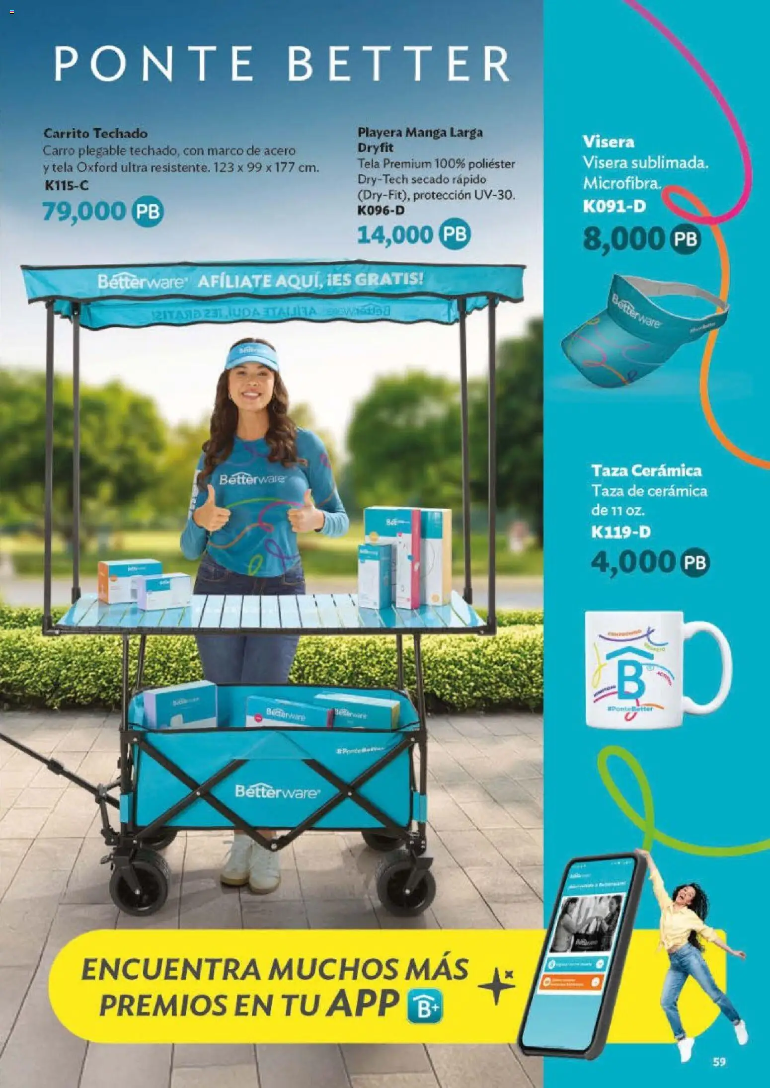 Vista previa las ofertas de la tienda Betterware - Betterware Catálogo de Premios desde el 29/06/2026 
