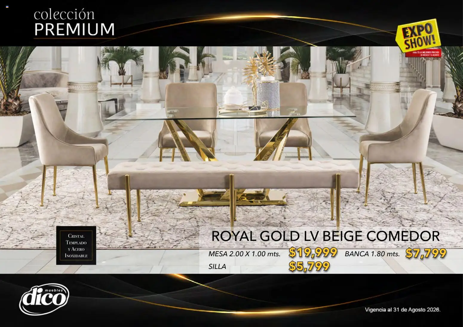 Vista previa las ofertas de la tienda Muebles Dico - Muebles Dico catálogo Colección Premium desde el 01/08/2026 