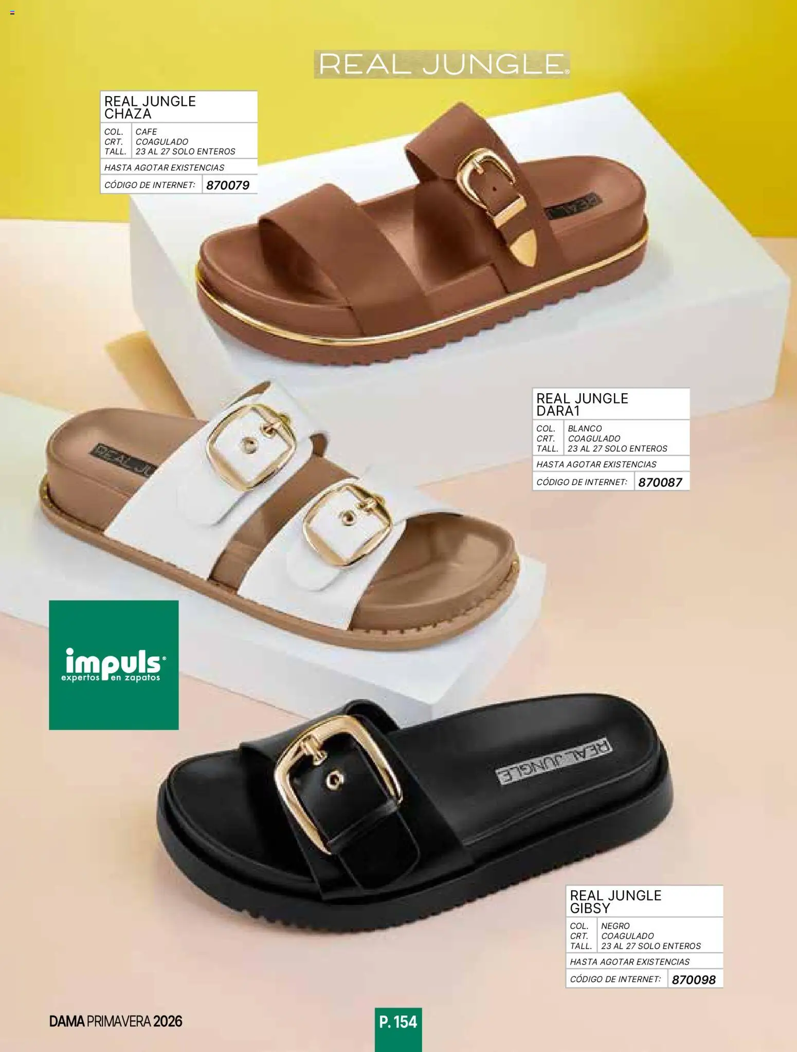 Vista previa las ofertas de la tienda Impuls - Catálogo Primavera desde el 01/01/2026 - Café, Zapatos