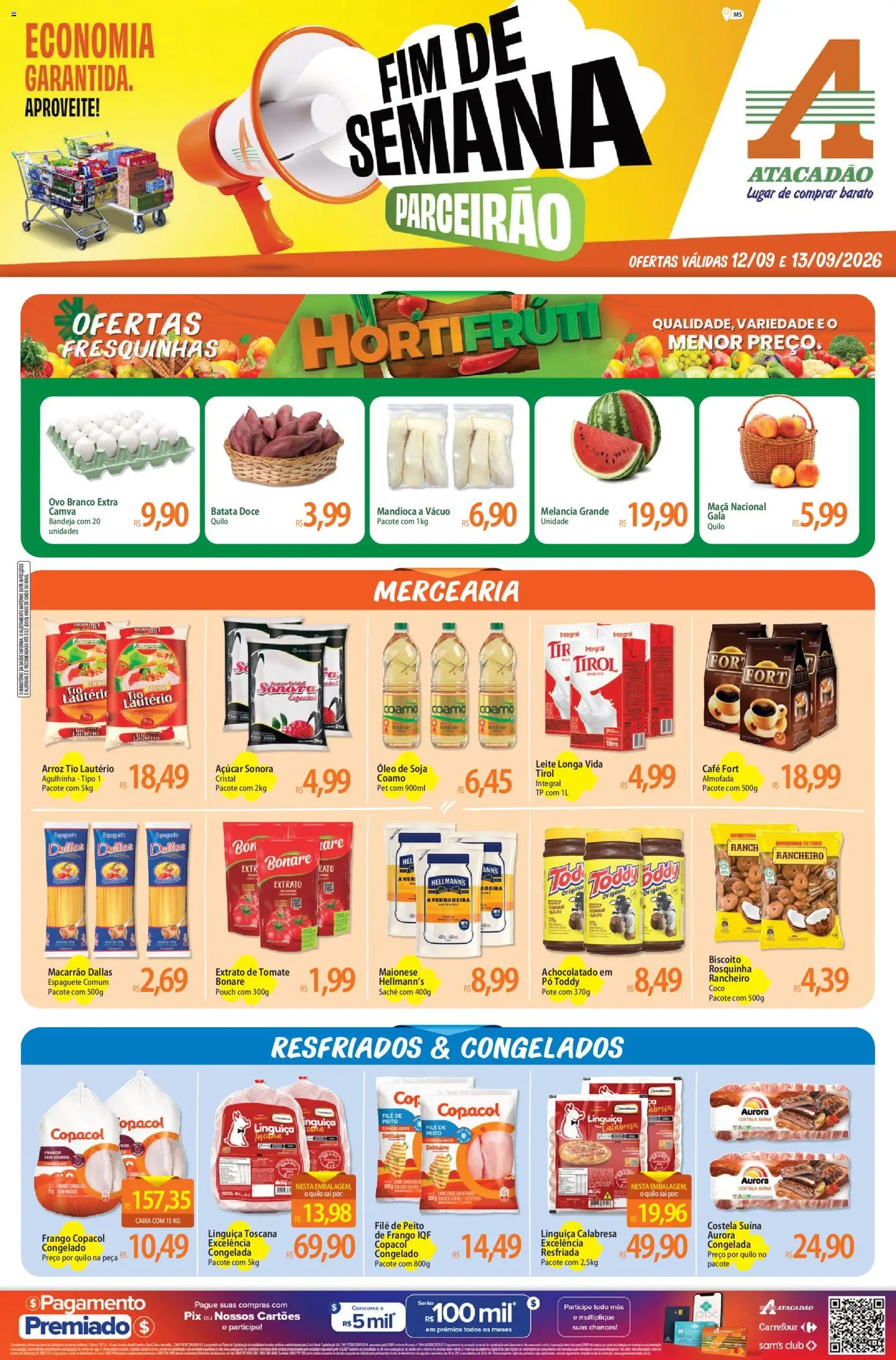 Pré-Visualização do folheto "Atacadão ofertas - MS" da loja Atacadão válido a partir de 12/09/2026