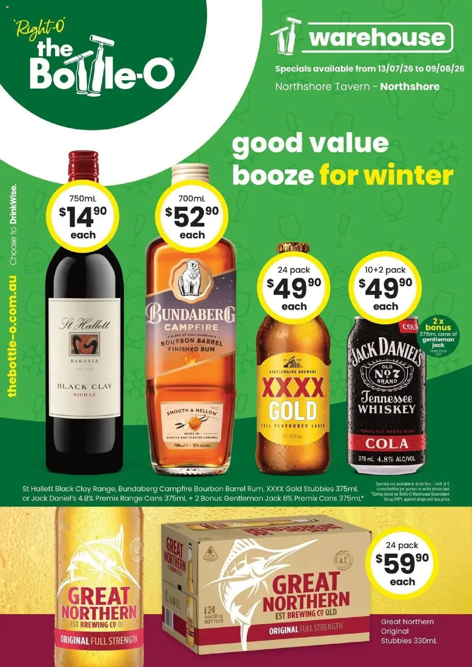 Preview of catalogue The Bottle-O catalogue Burdell from shop The Bottle-O valid 12/07/2026