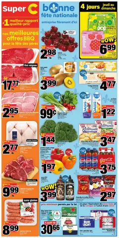 Preview of leaflet Super C weekly flyer / circulaire from shop Super C is valid from Jun 18, 2026
