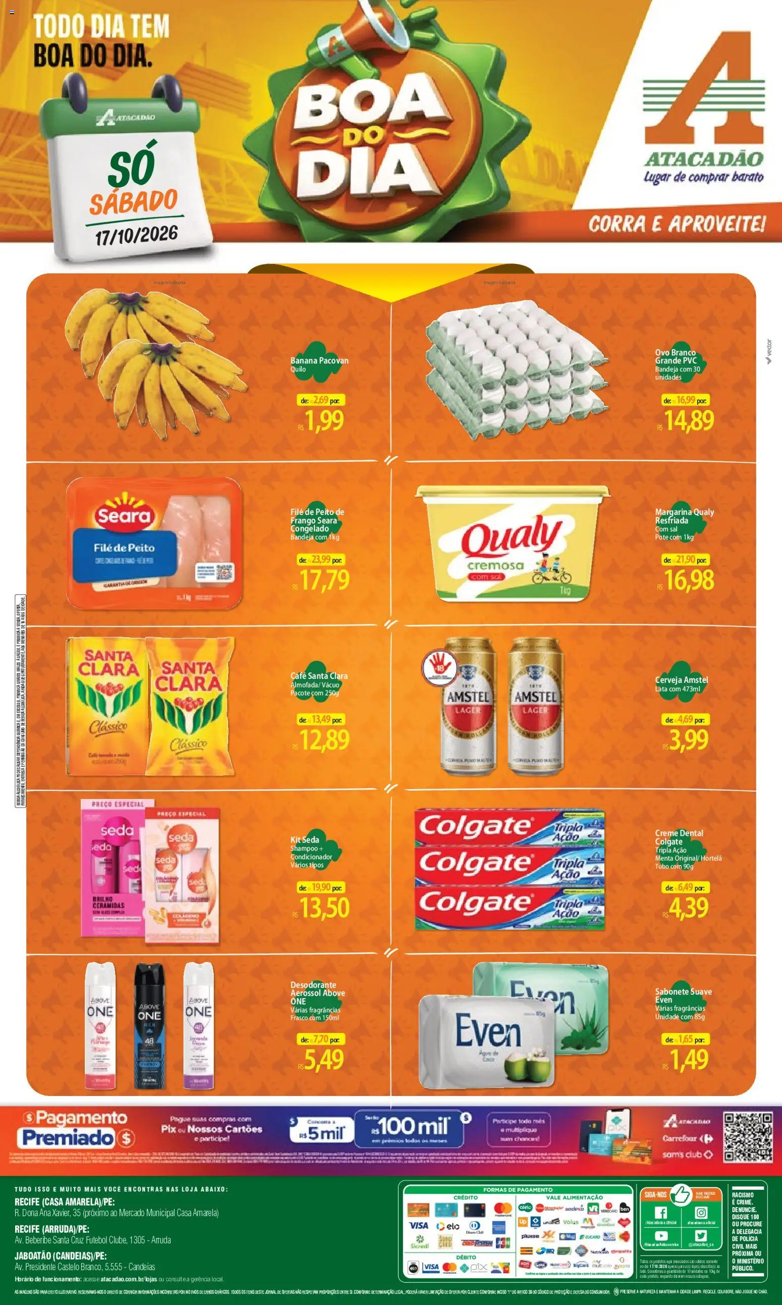 Pré-Visualização do folheto "Atacadão ofertas - PE" da loja Atacadão válido a partir de 17/10/2026
