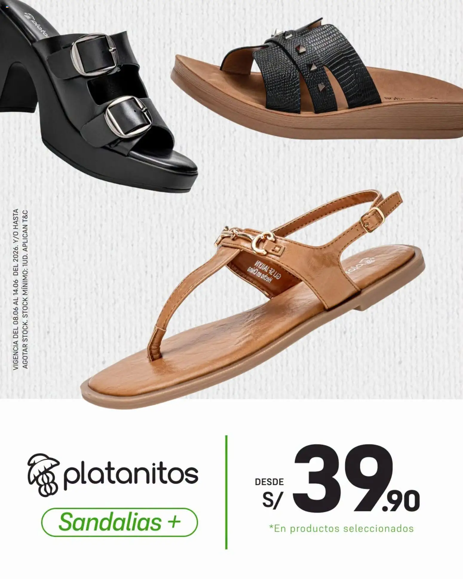 Vista previa de Catálogo Platanitos - Sandalias de la tienda Platanitos válido desde 08/06/2026