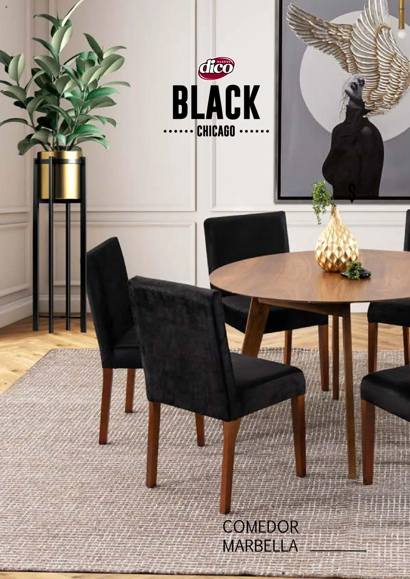 Vista previa las ofertas de la tienda Muebles Dico - Muebles Dico catálogo Black Chicago desde el 17/03/2026 