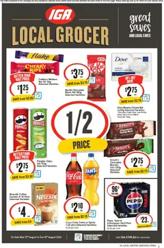 Preview of catalogue IGA Local Grocer SA from shop IGA valid 12/08/2026
