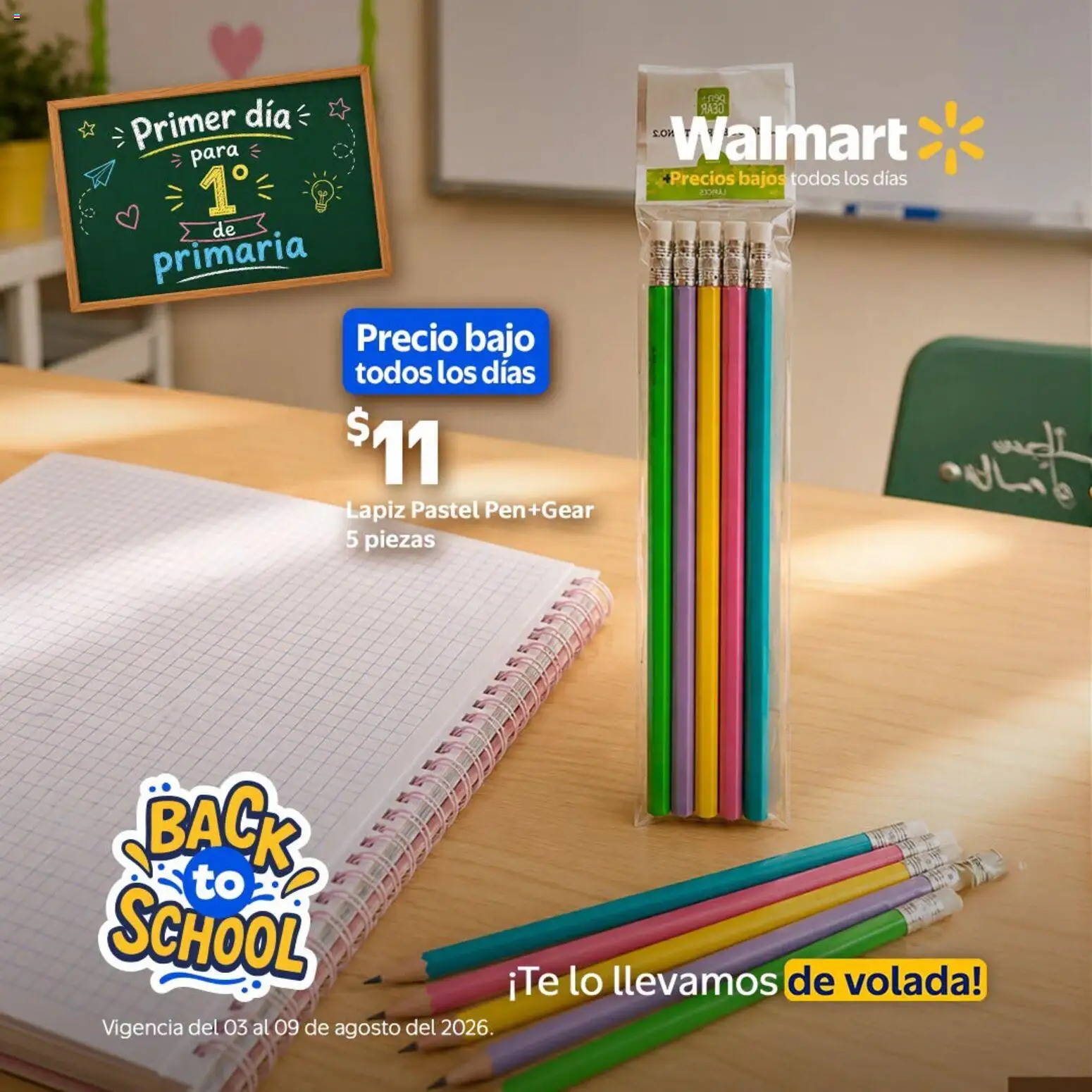 Vista previa las ofertas de la tienda Walmart - Walmart folleto Back to School desde el 03/08/2026 