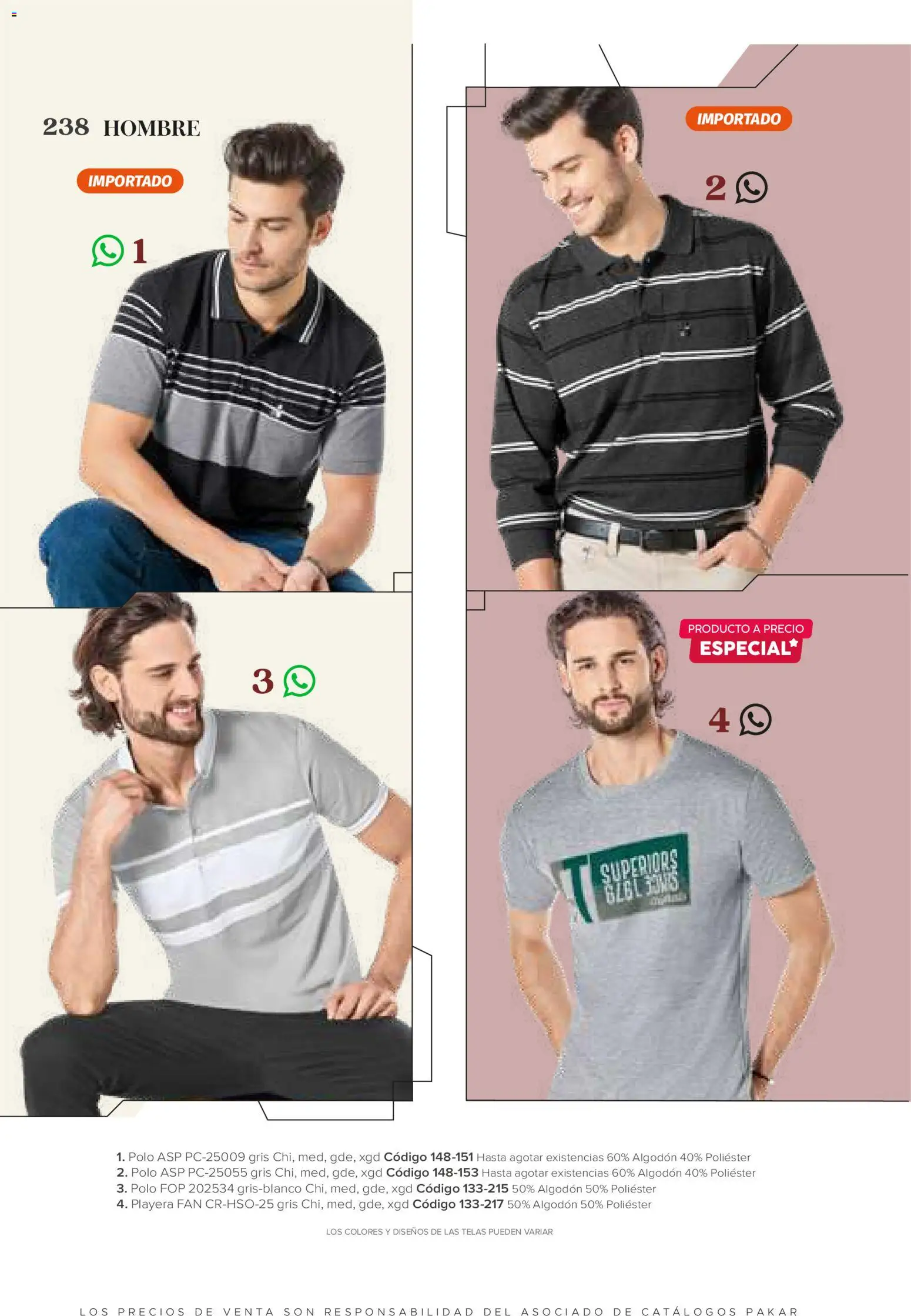Vista previa las ofertas de la tienda SC Pakar - SC Pakar catálogo Ropa desde el 31/07/2026 