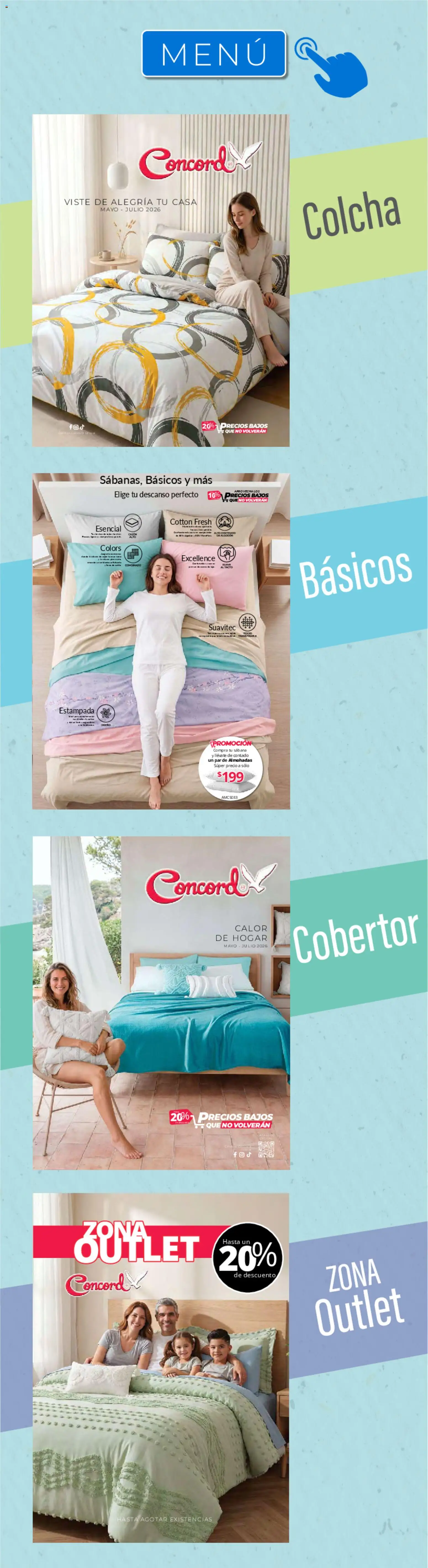 Vista previa las ofertas de la tienda Colchas Concord - Colchas Concord catálogo desde el 01/05/2026 