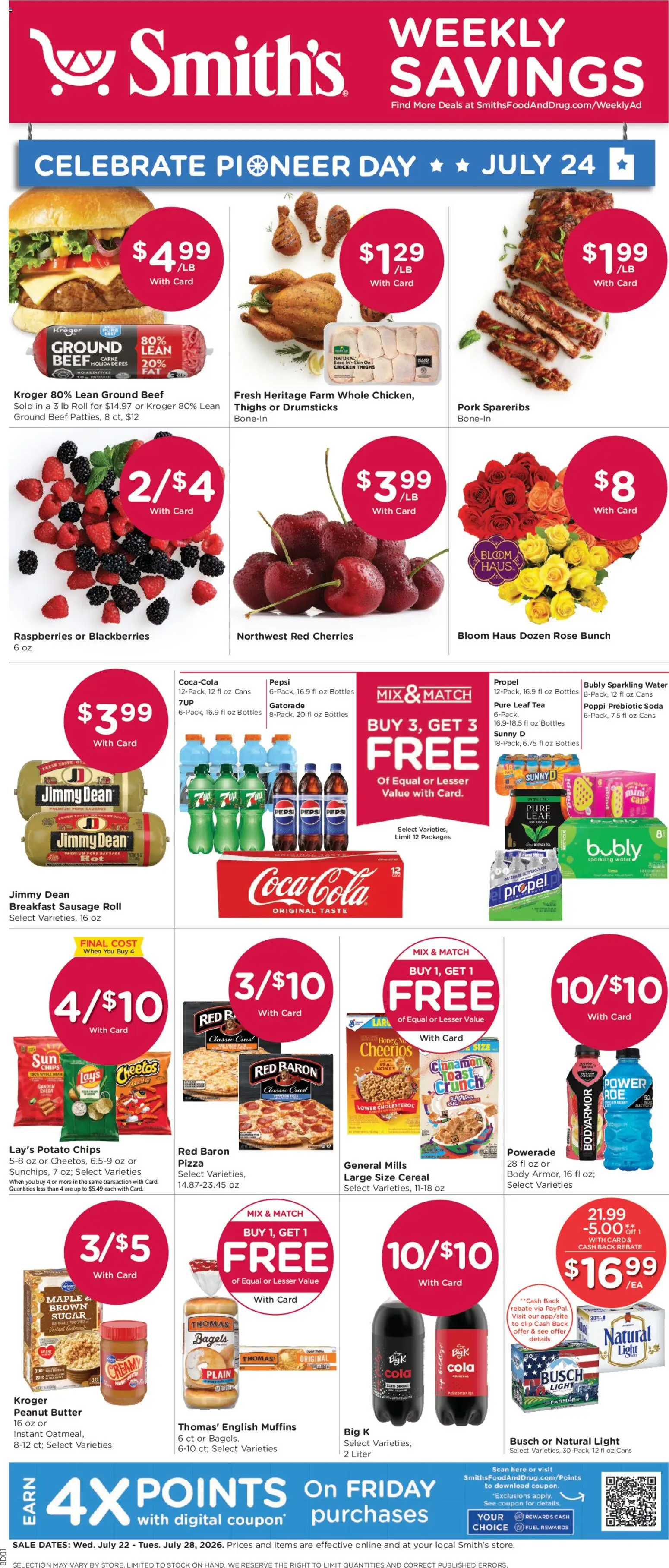 Ad Preview of Smith's Smith's Weekly Ad from 07/22/2026