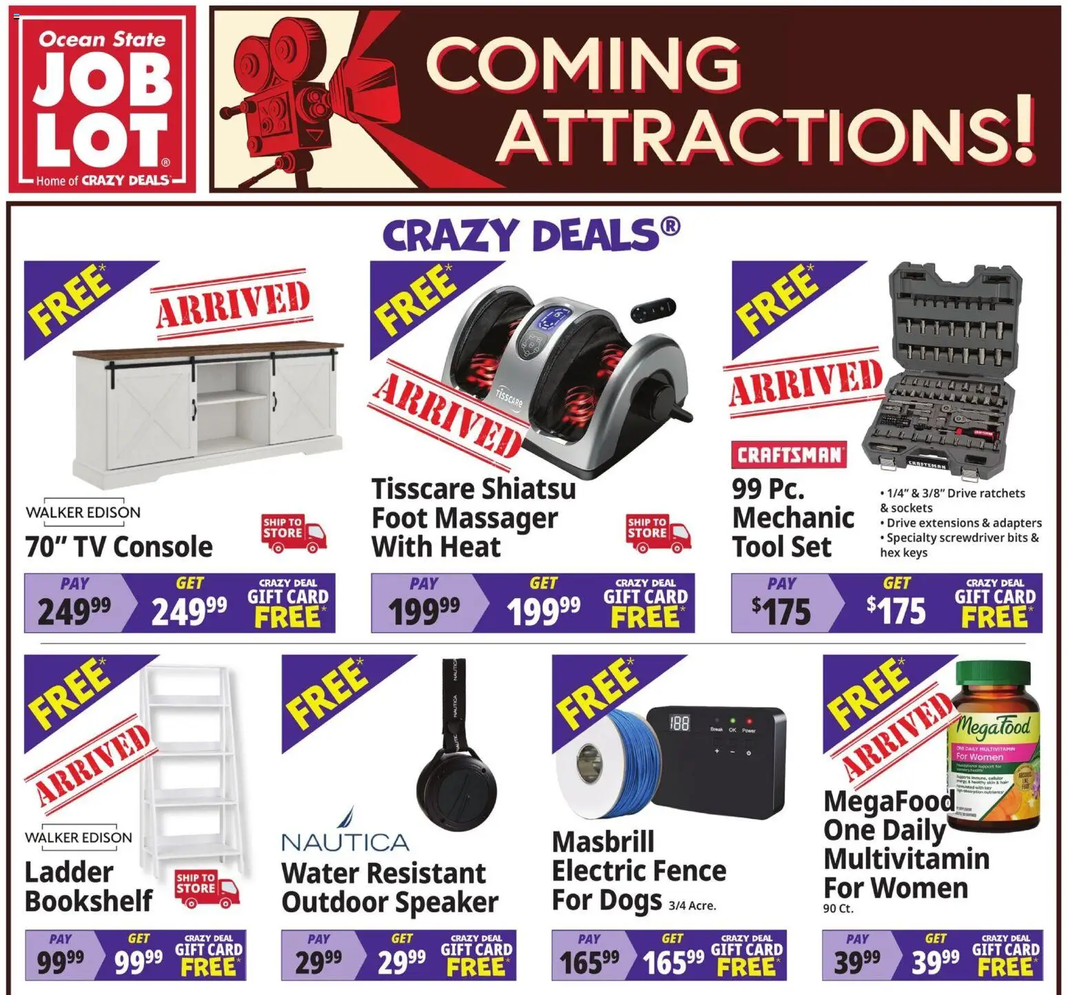 Ad Preview of Ocean State Job Lot Ocean State Job Lot Coming Attractions from 10/22/2026