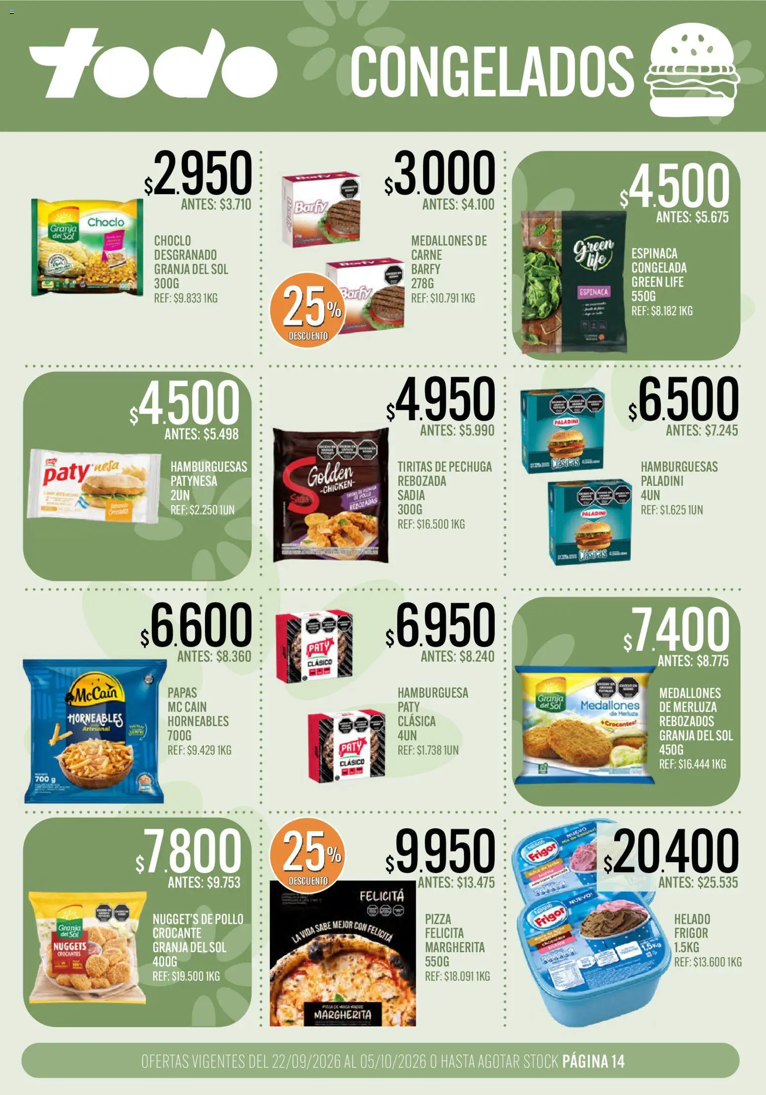 Vista previa del folleto de la tienda Supermercados TODO válido desde el 22/09/2026 