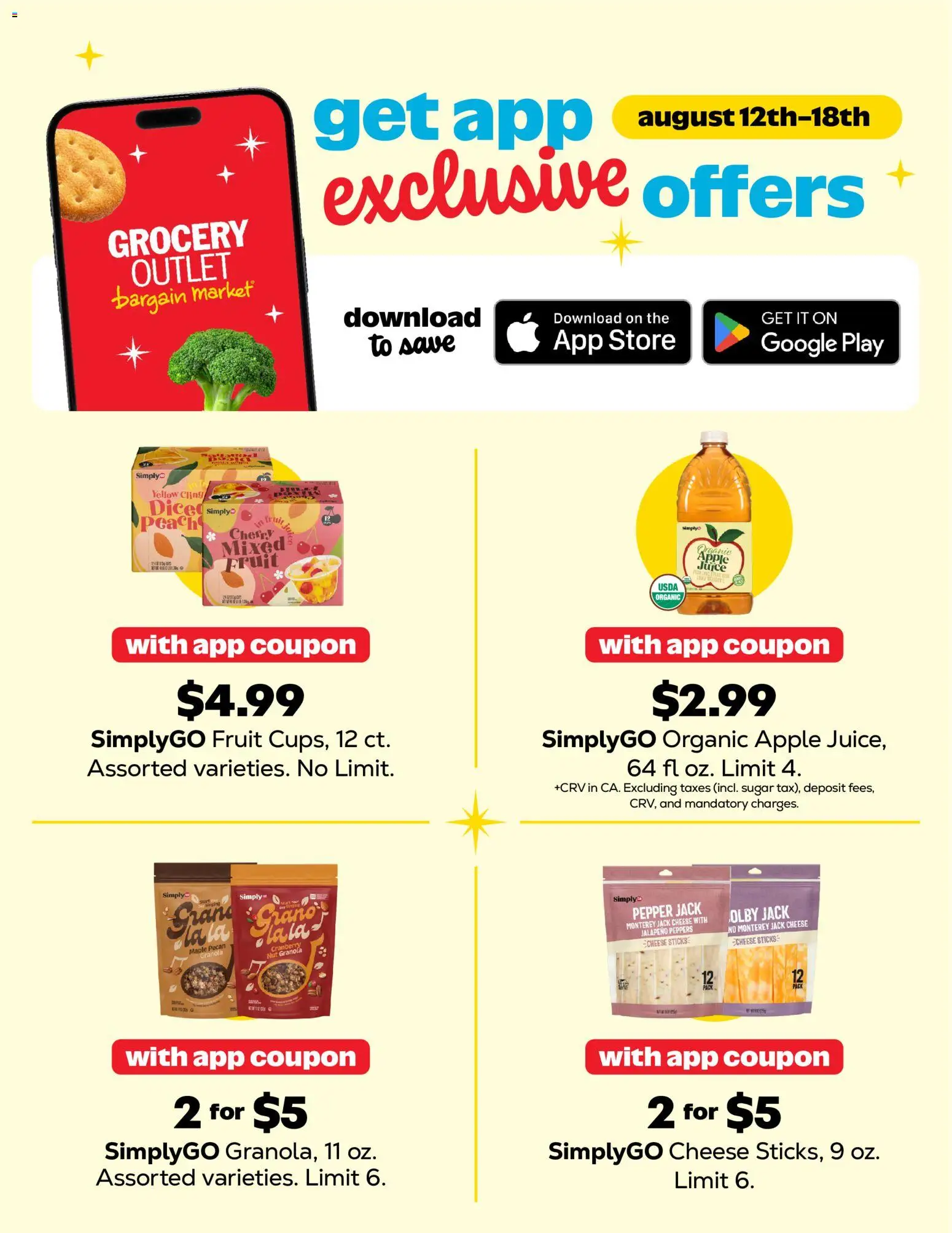 Ad Preview of Grocery Outlet Grocery Outlet Weekly Ad from 08/12/2026