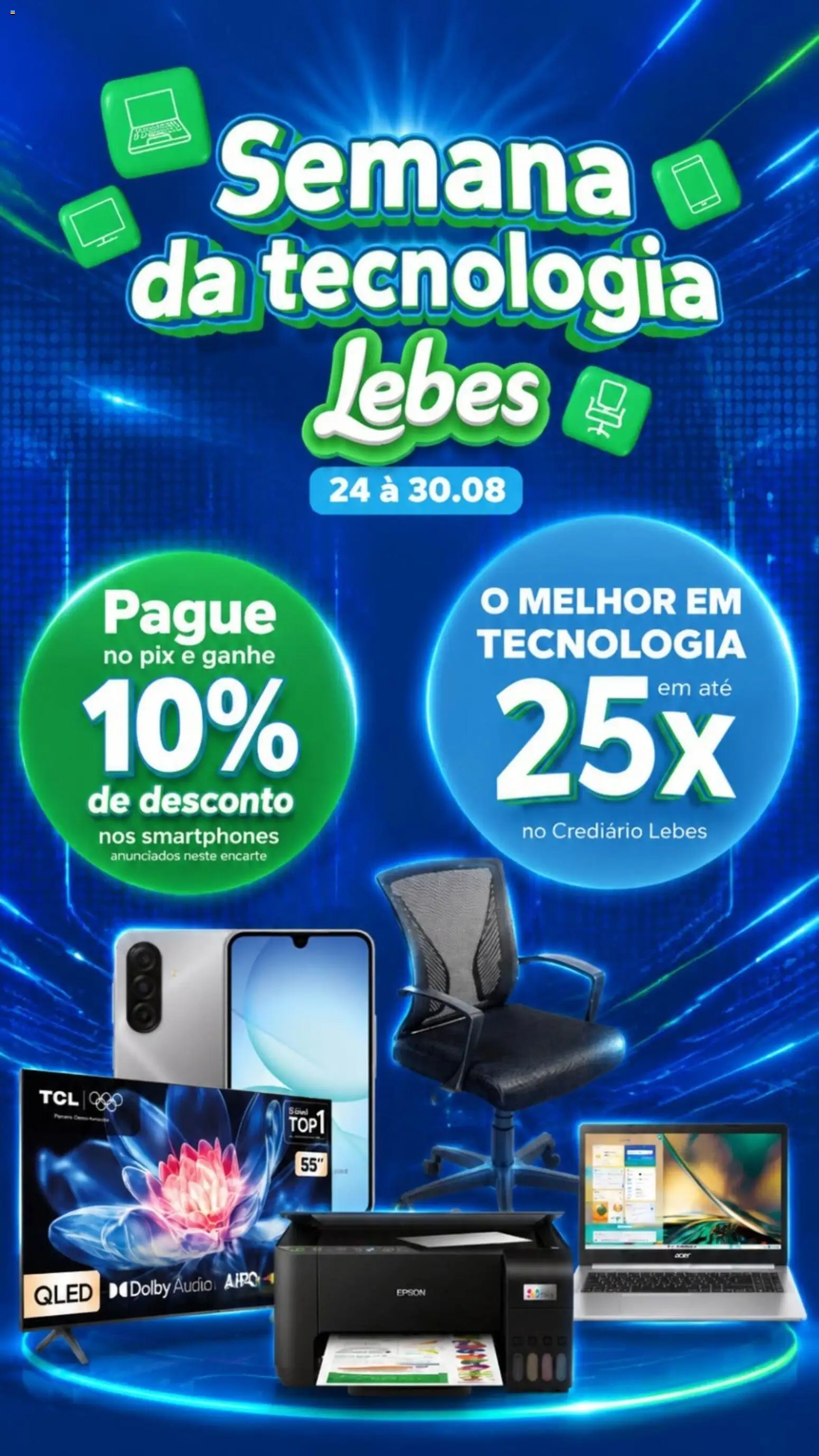 Ofertas Lebes ofertas Semana da Tecnologia até 30/08/2026. - Página 1