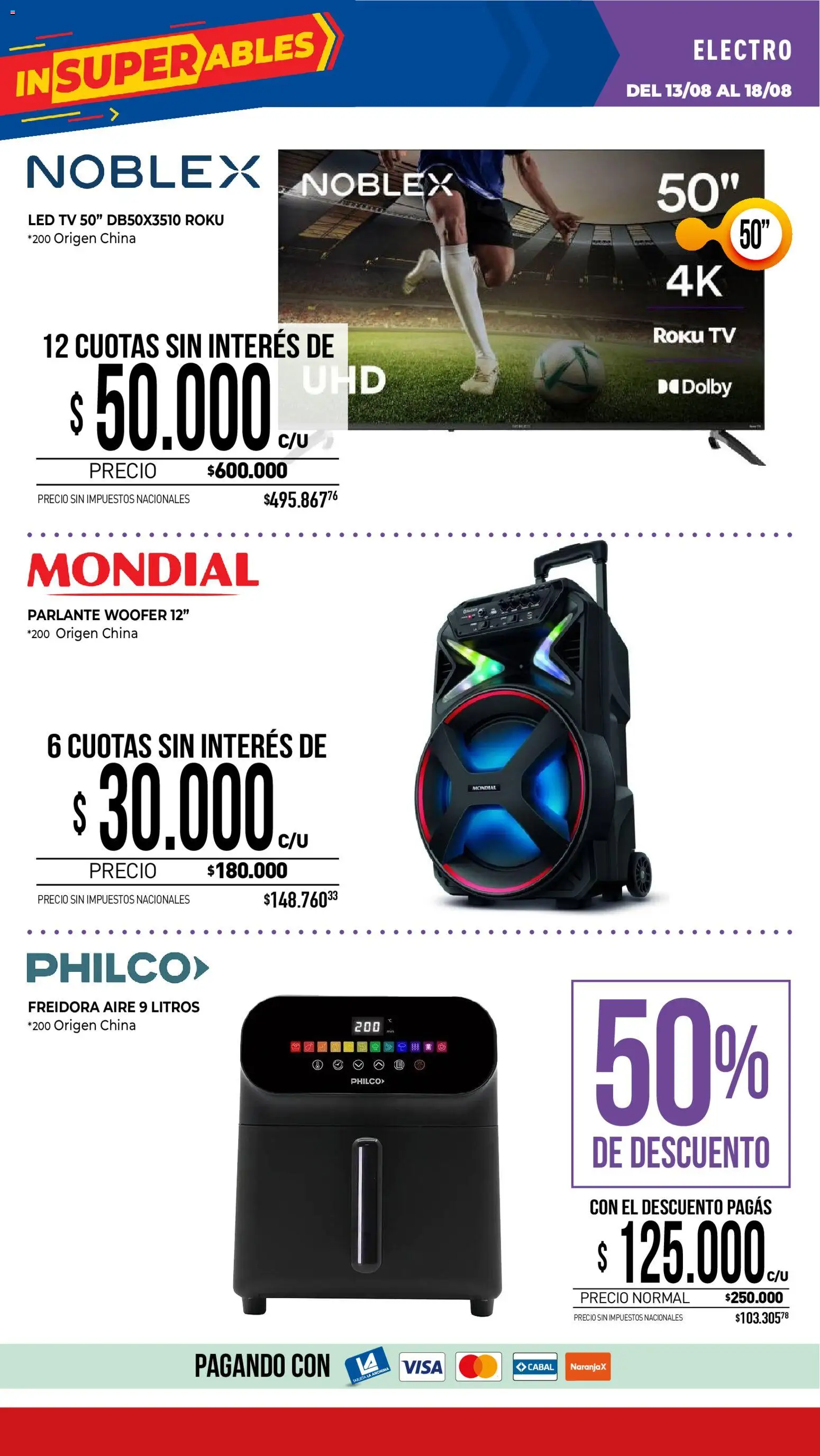 Vista previa del folleto de la tienda La Anonima válido desde el 13/08/2026 